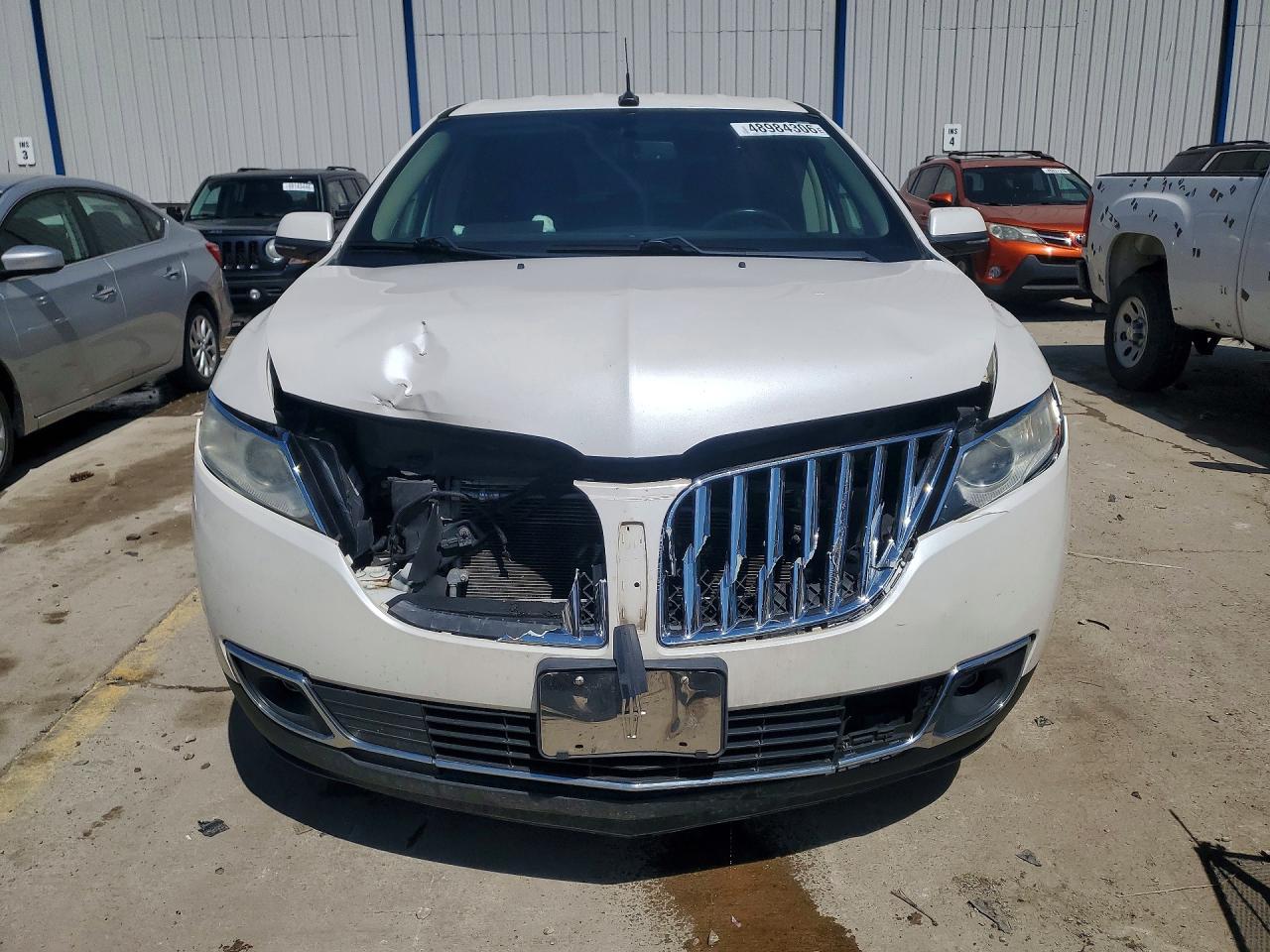 2014 Lincoln Mkx White vin: 2LMDJ6JK1EBL17499