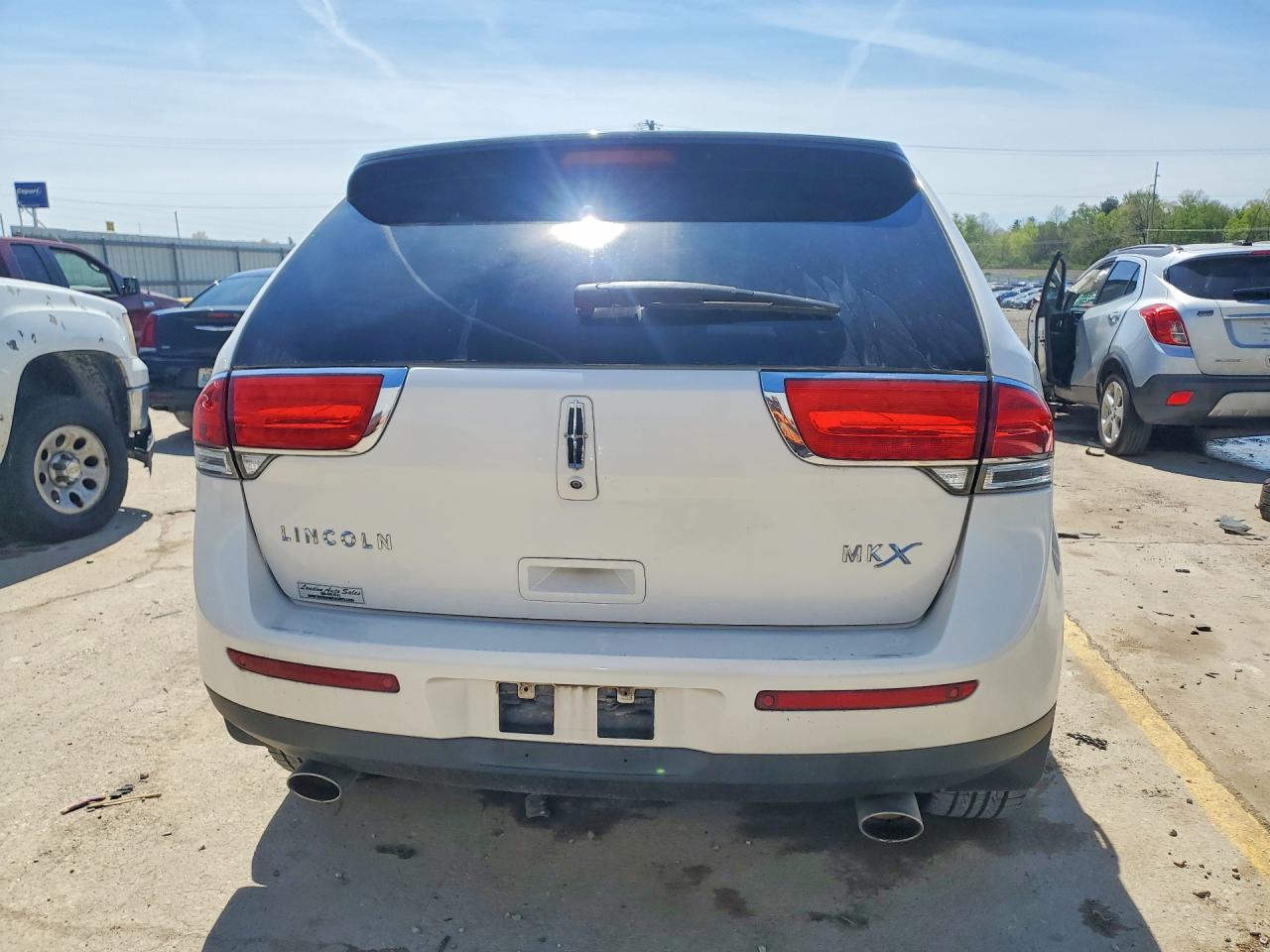 2014 Lincoln Mkx White vin: 2LMDJ6JK1EBL17499
