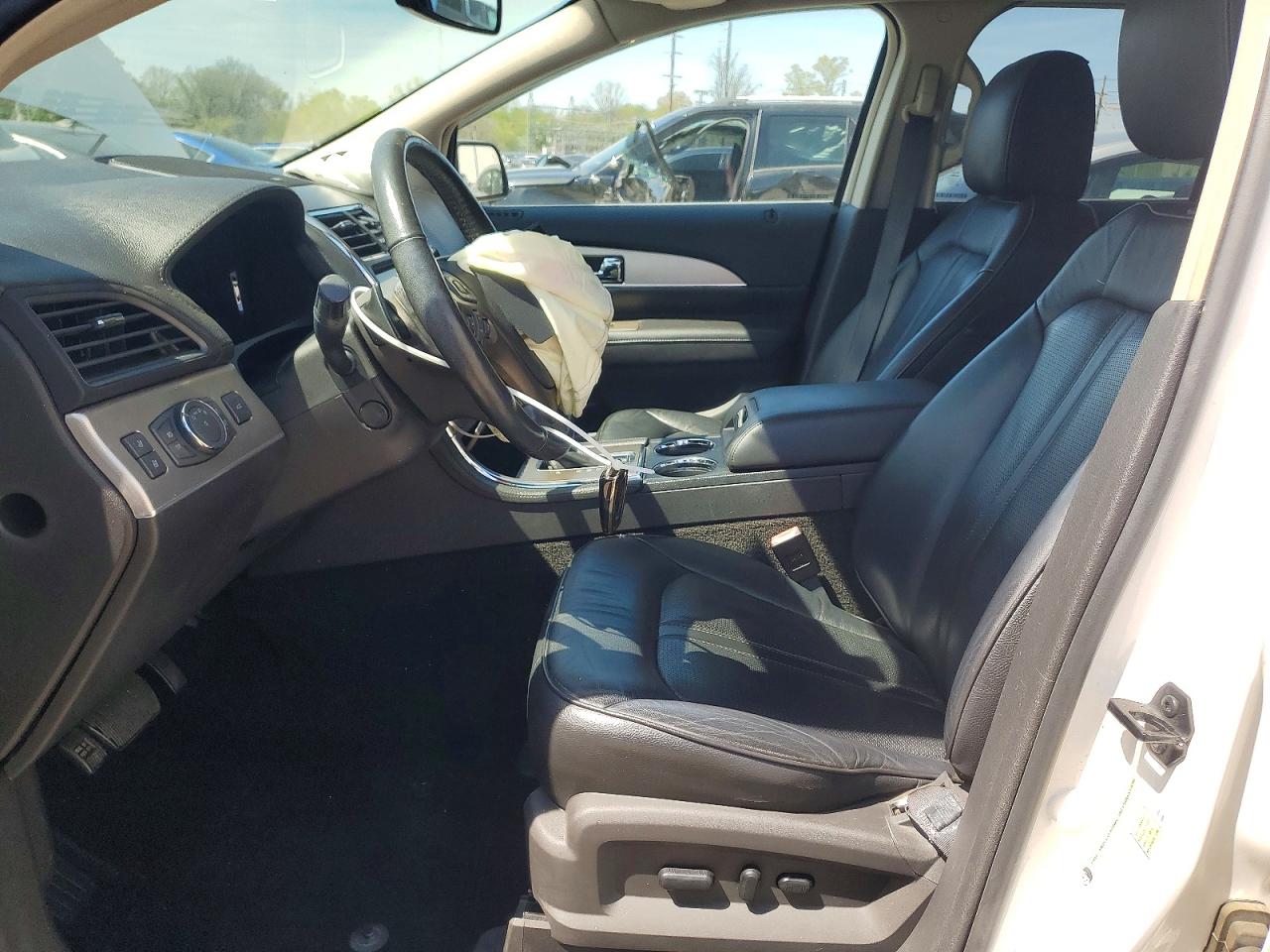 2014 Lincoln Mkx White vin: 2LMDJ6JK1EBL17499