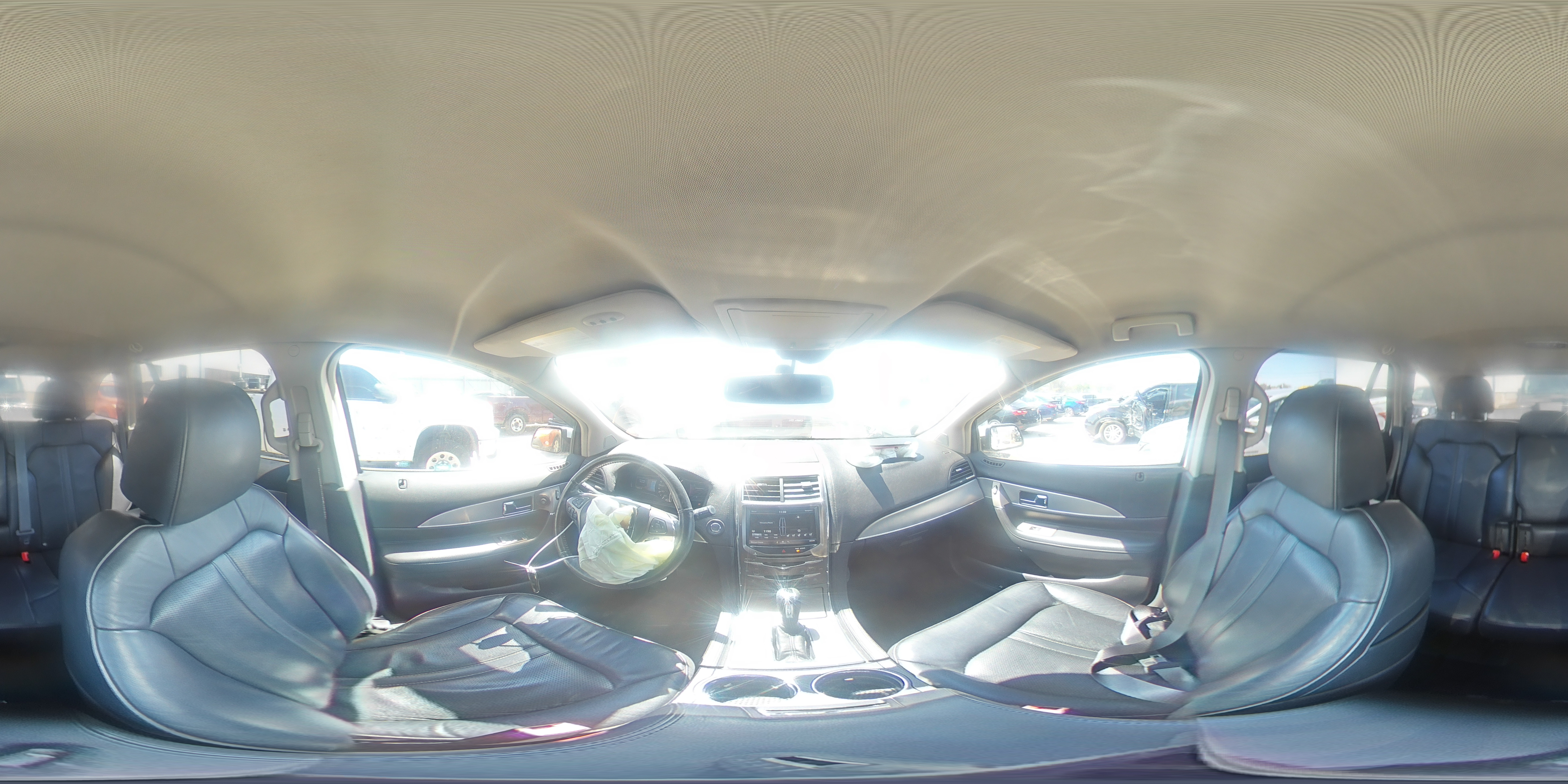 2014 Lincoln Mkx White vin: 2LMDJ6JK1EBL17499