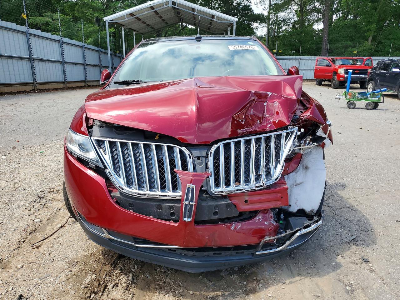2015 Lincoln Mkx Red vin: 2LMDJ6JK1FBL24857