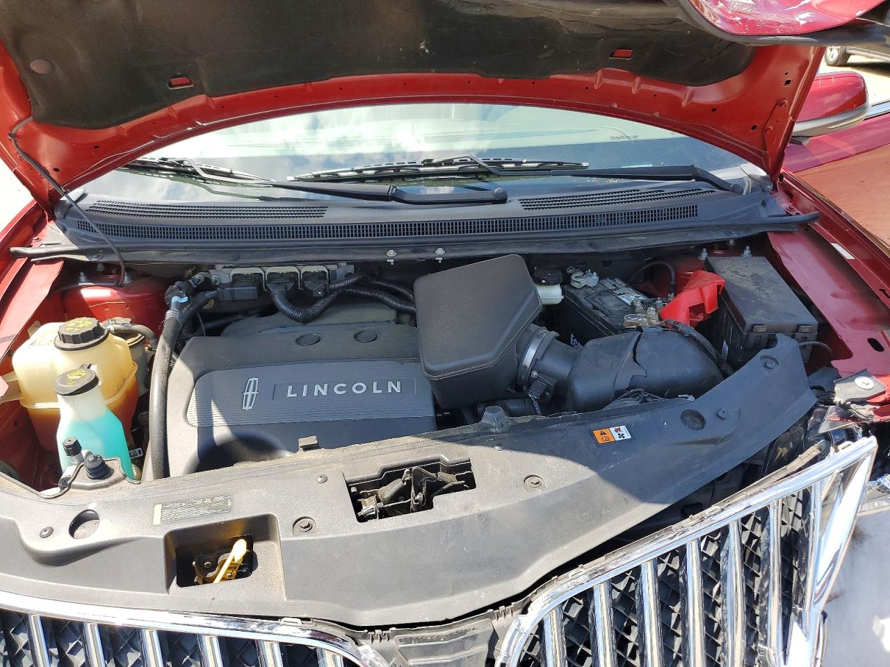 2015 Lincoln Mkx Red vin: 2LMDJ6JK1FBL24857
