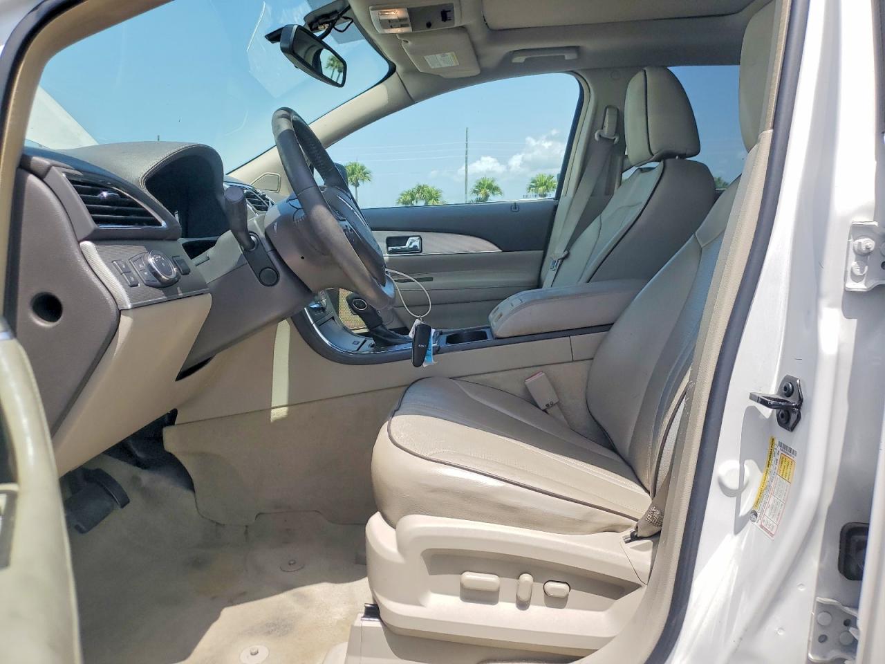 2011 Lincoln Mkx White vin: 2LMDJ6JK2BBJ00748