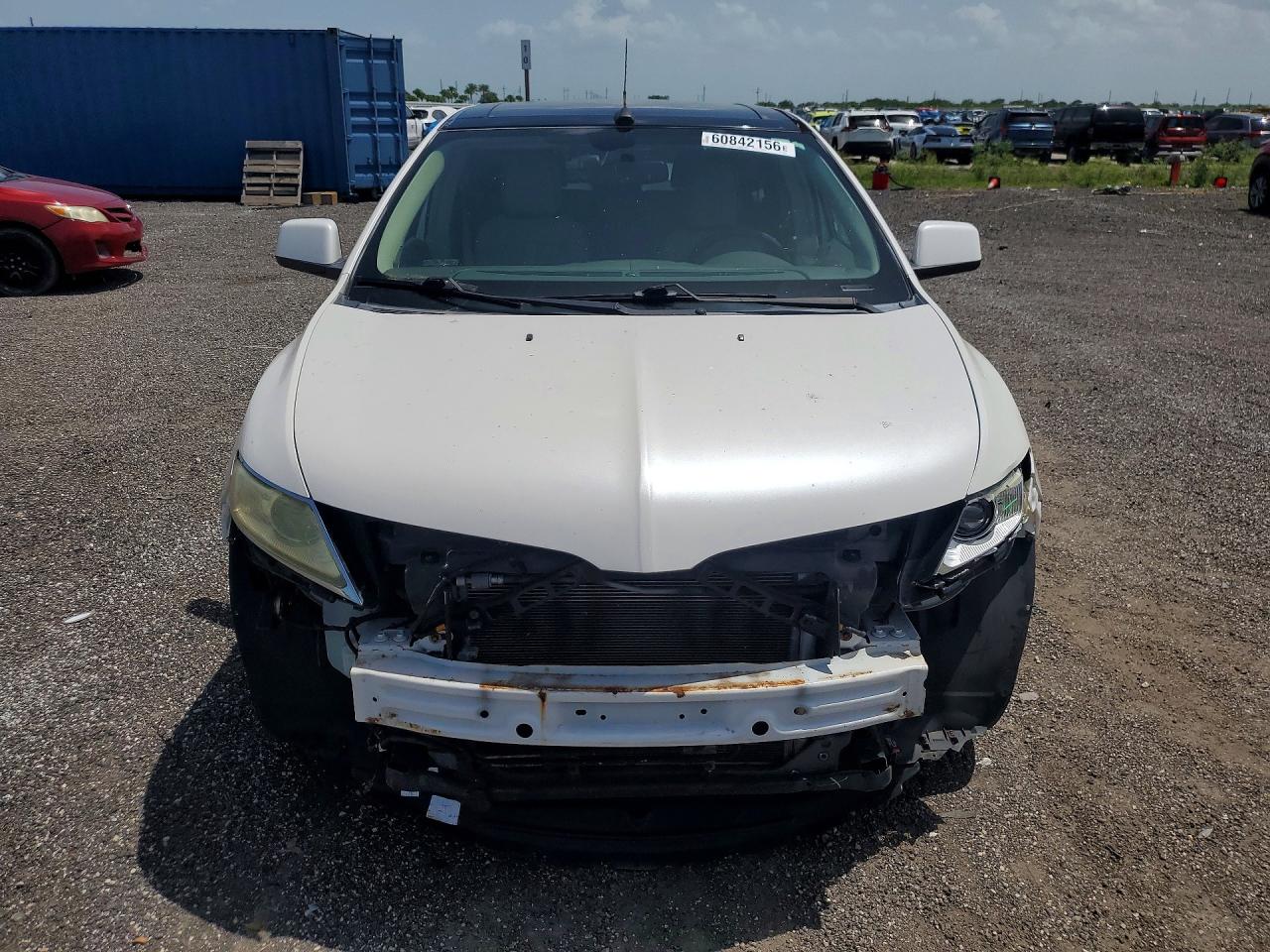 2011 Lincoln Mkx White vin: 2LMDJ6JK2BBJ00748