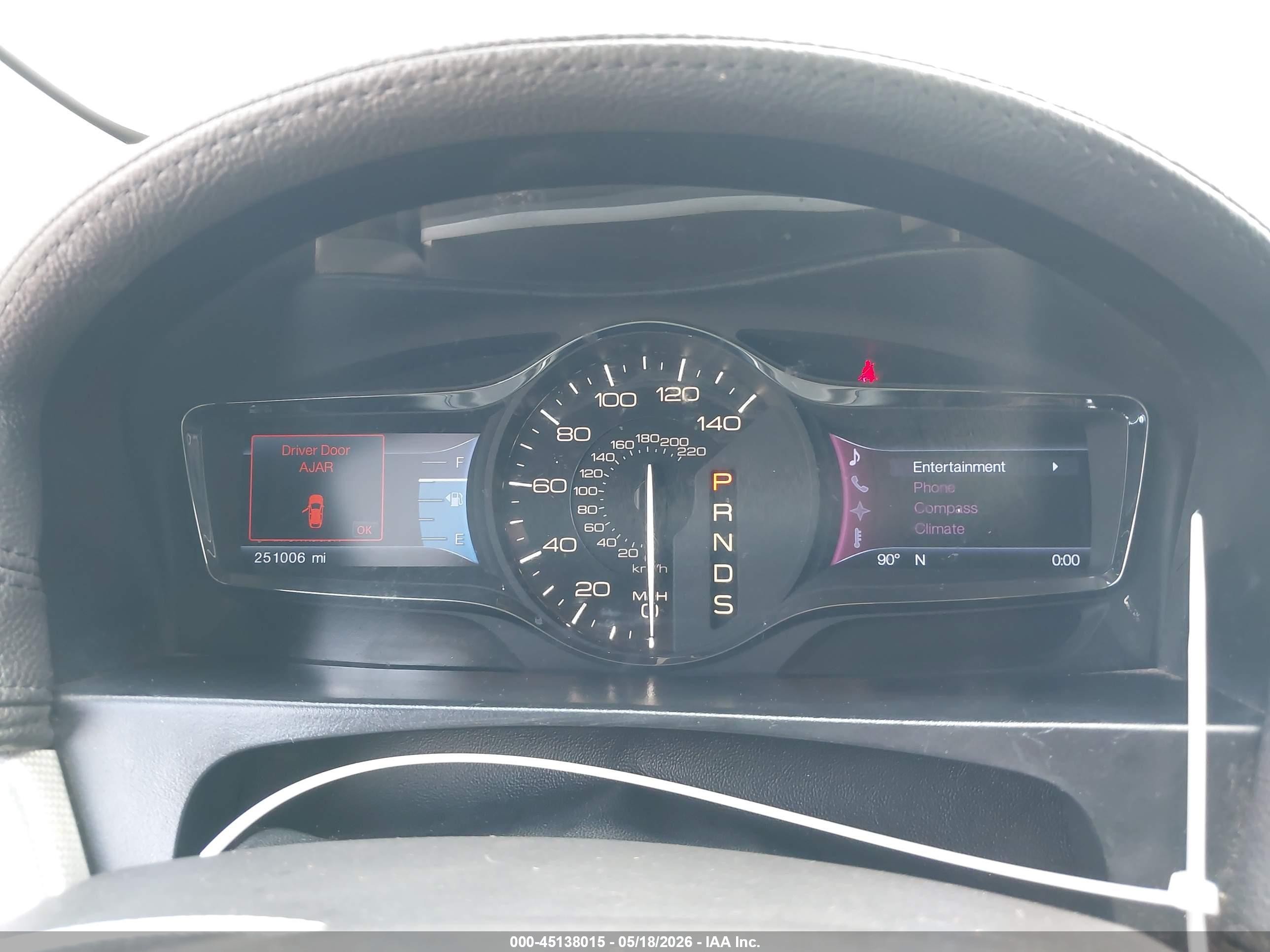2013 Lincoln Mkx   Черный vin: 2LMDJ6JK2DBL05697