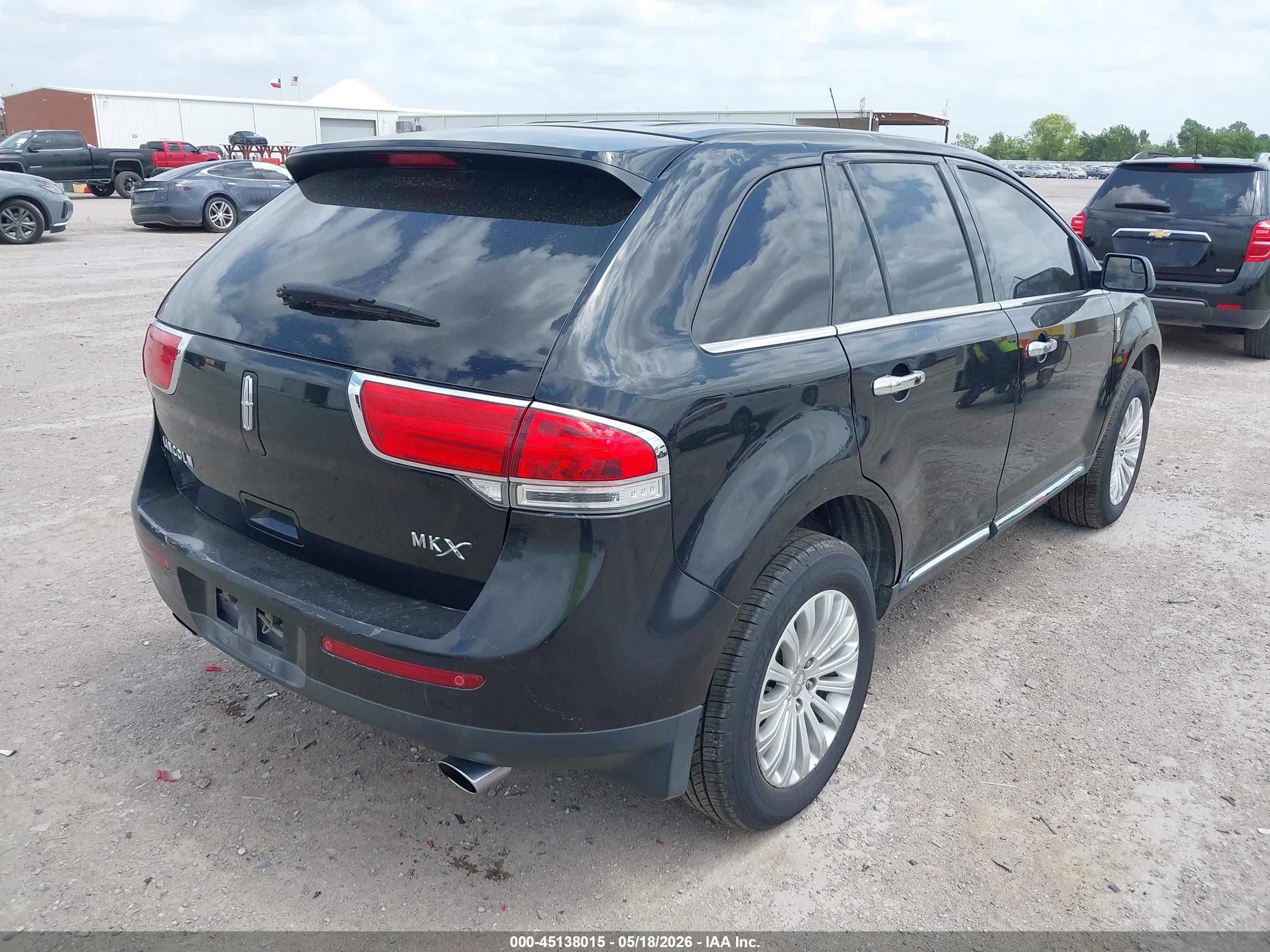 2013 Lincoln Mkx   Черный vin: 2LMDJ6JK2DBL05697