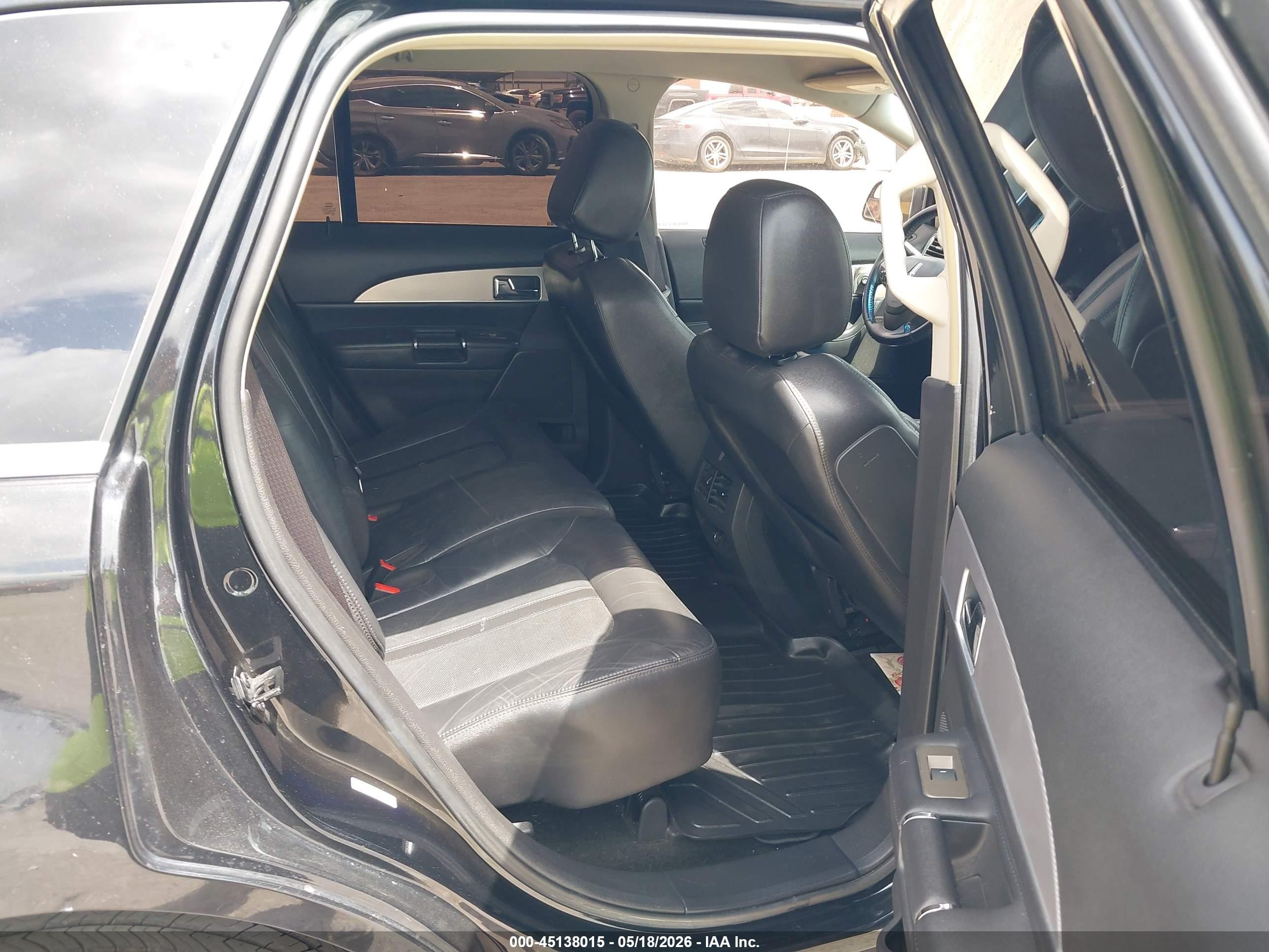 2013 Lincoln Mkx   Черный vin: 2LMDJ6JK2DBL05697