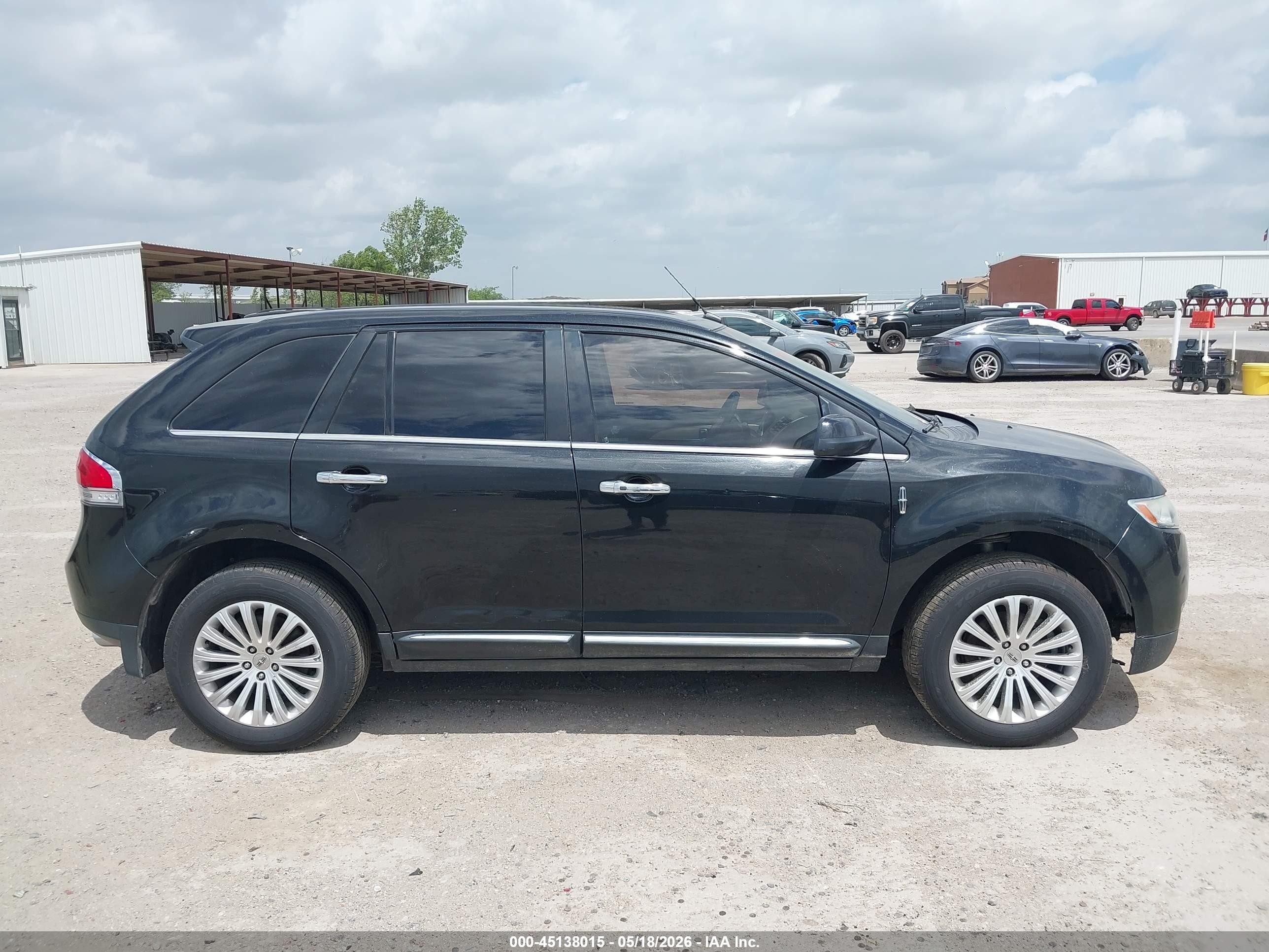 2013 Lincoln Mkx   Черный vin: 2LMDJ6JK2DBL05697