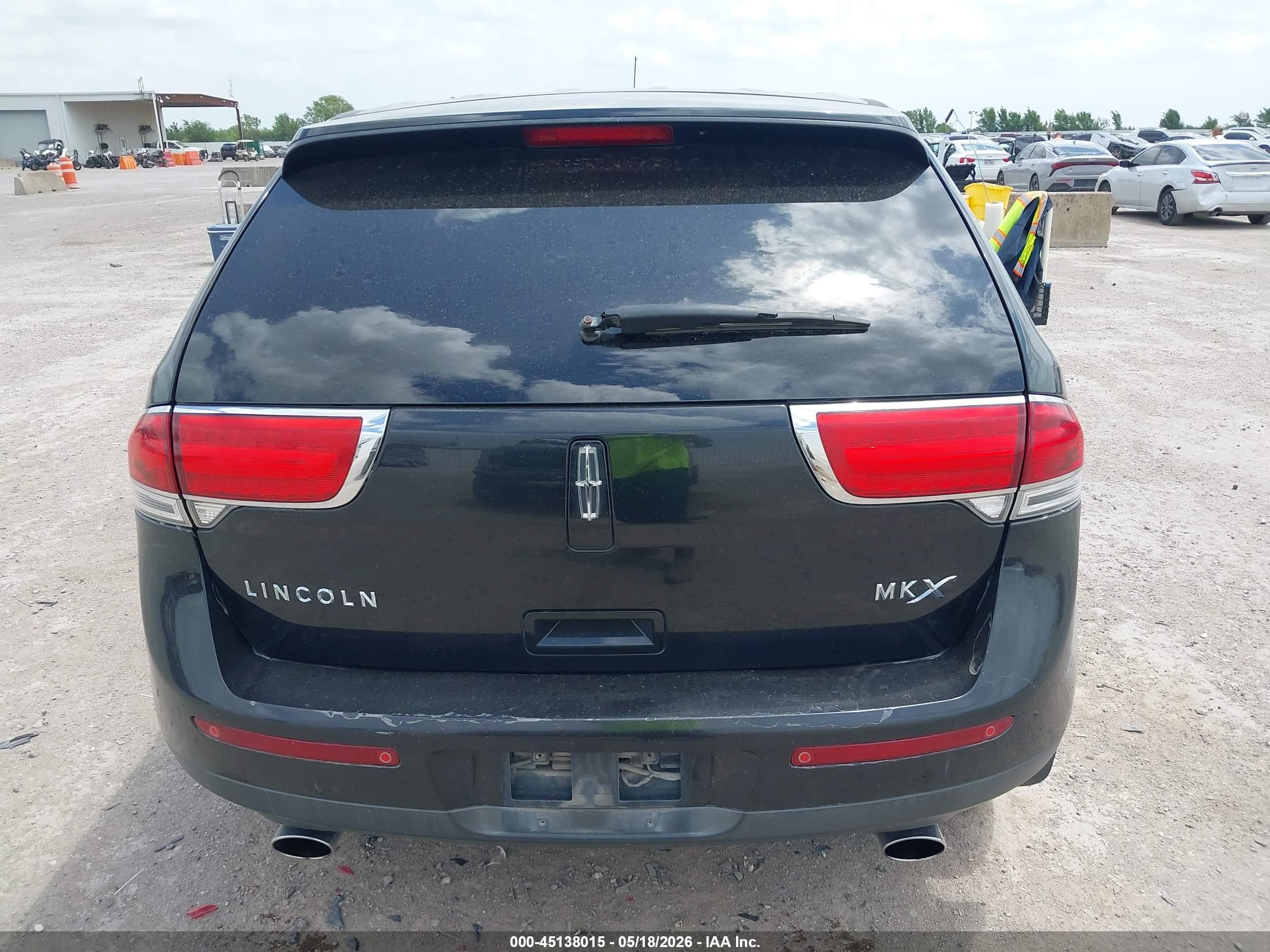 2013 Lincoln Mkx   Черный vin: 2LMDJ6JK2DBL05697