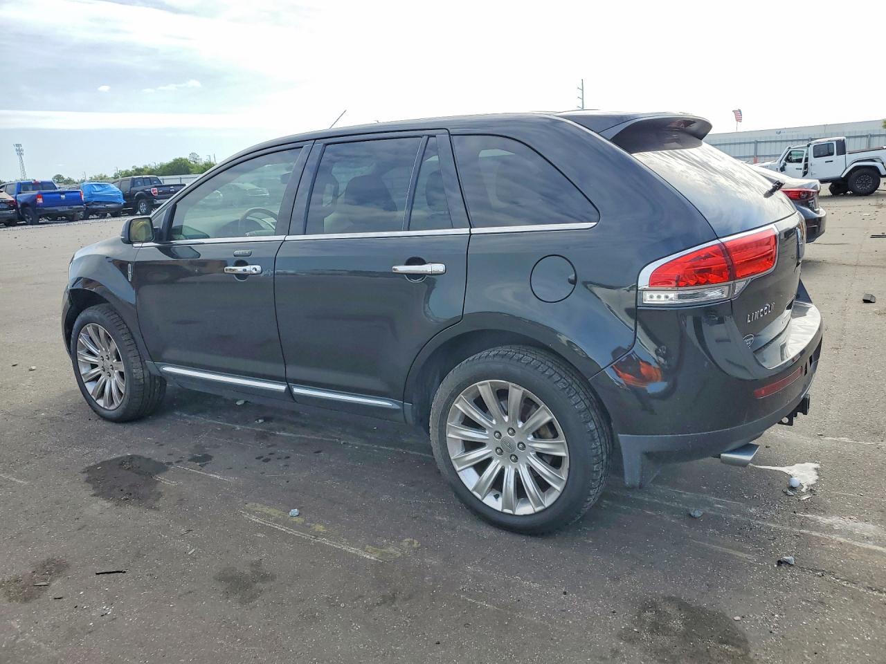 2013 Lincoln Mkx Black vin: 2LMDJ6JK2DBL10236