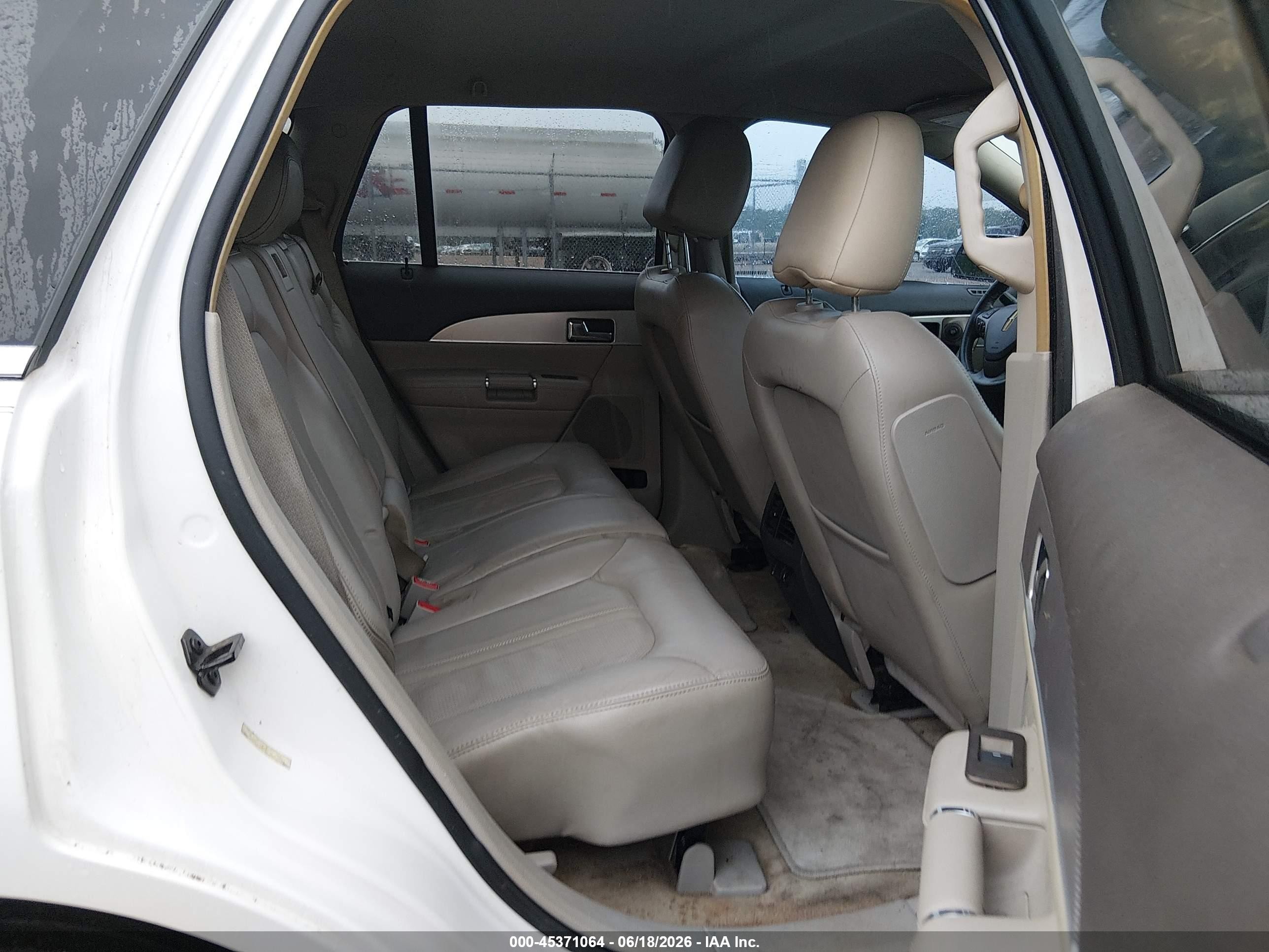 2013 Lincoln Mkx   White vin: 2LMDJ6JK2DBL21561