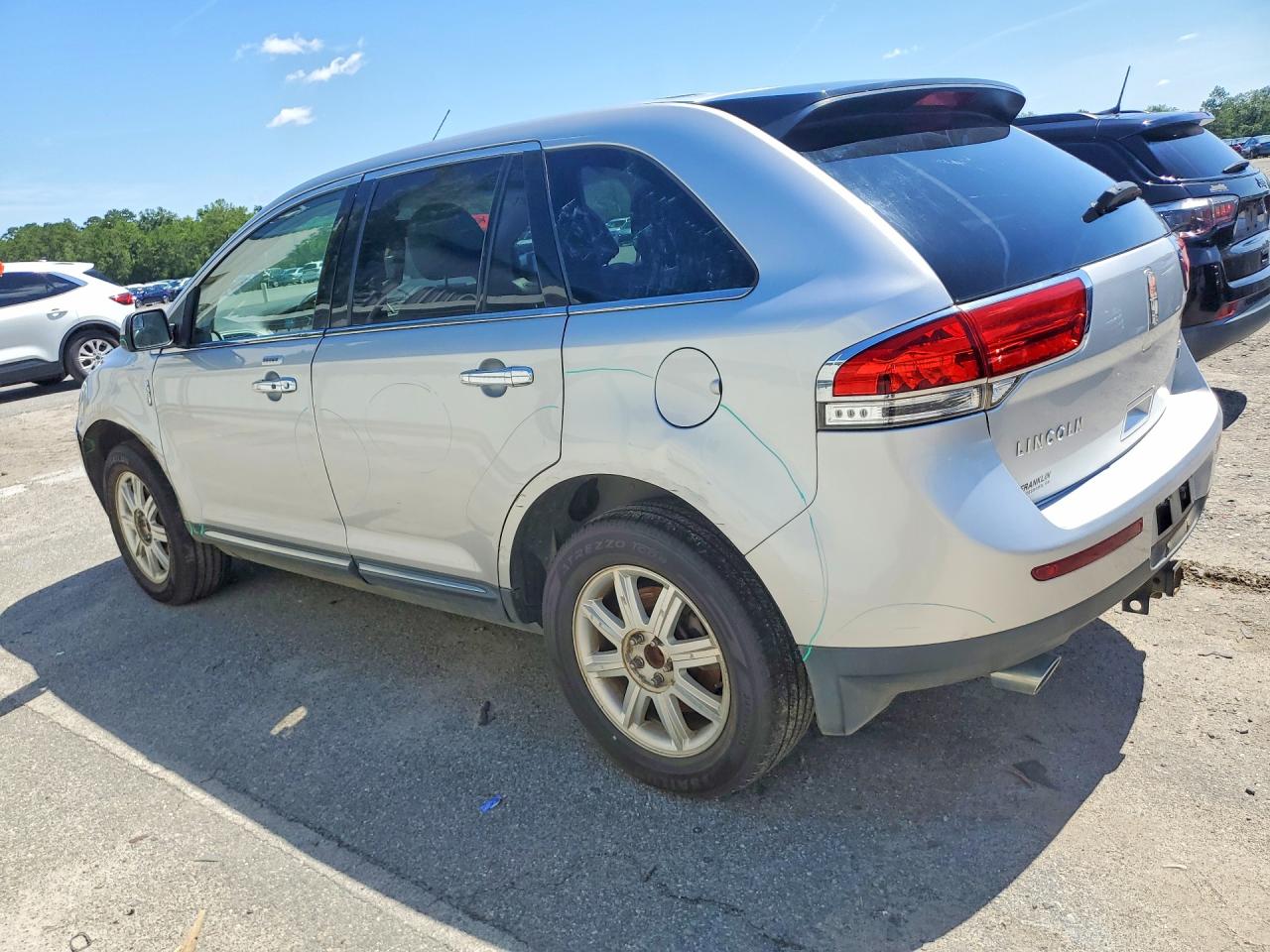2013 Lincoln Mkx Серебряный vin: 2LMDJ6JK2DBL33595