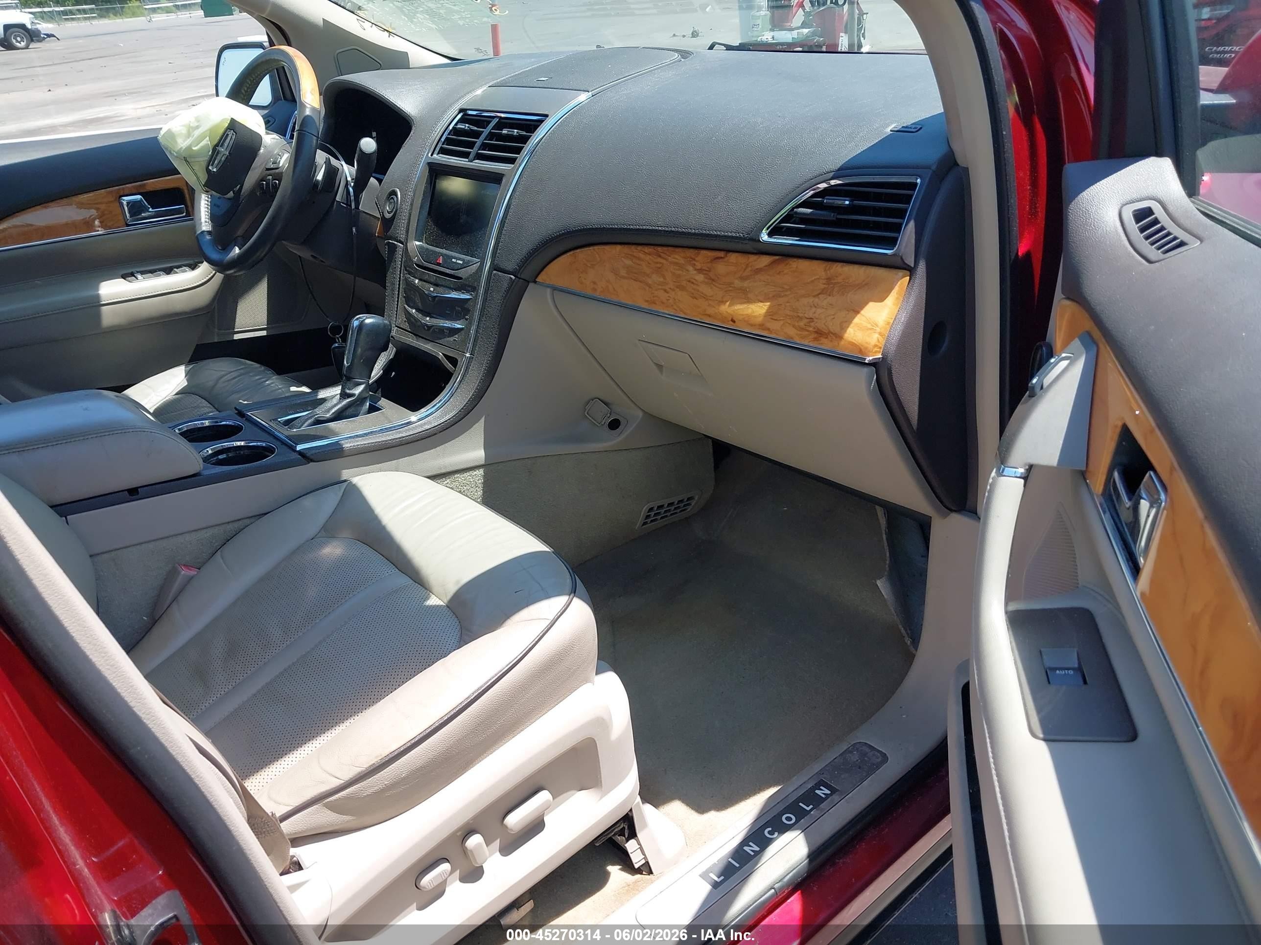 2013 Lincoln Mkx   Red vin: 2LMDJ6JK2DBL44211