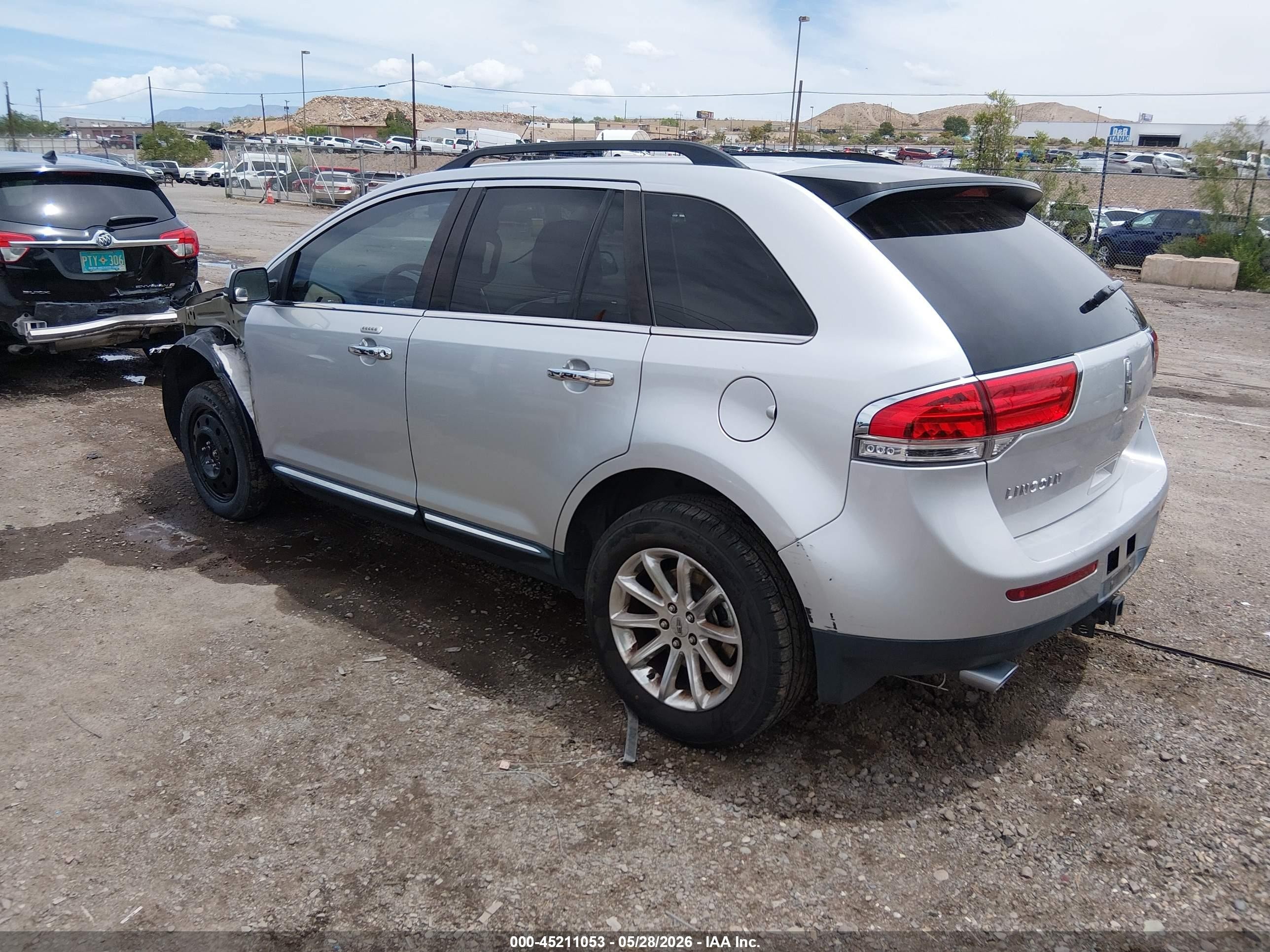 2013 Lincoln Mkx   Silver vin: 2LMDJ6JK2DBL46430