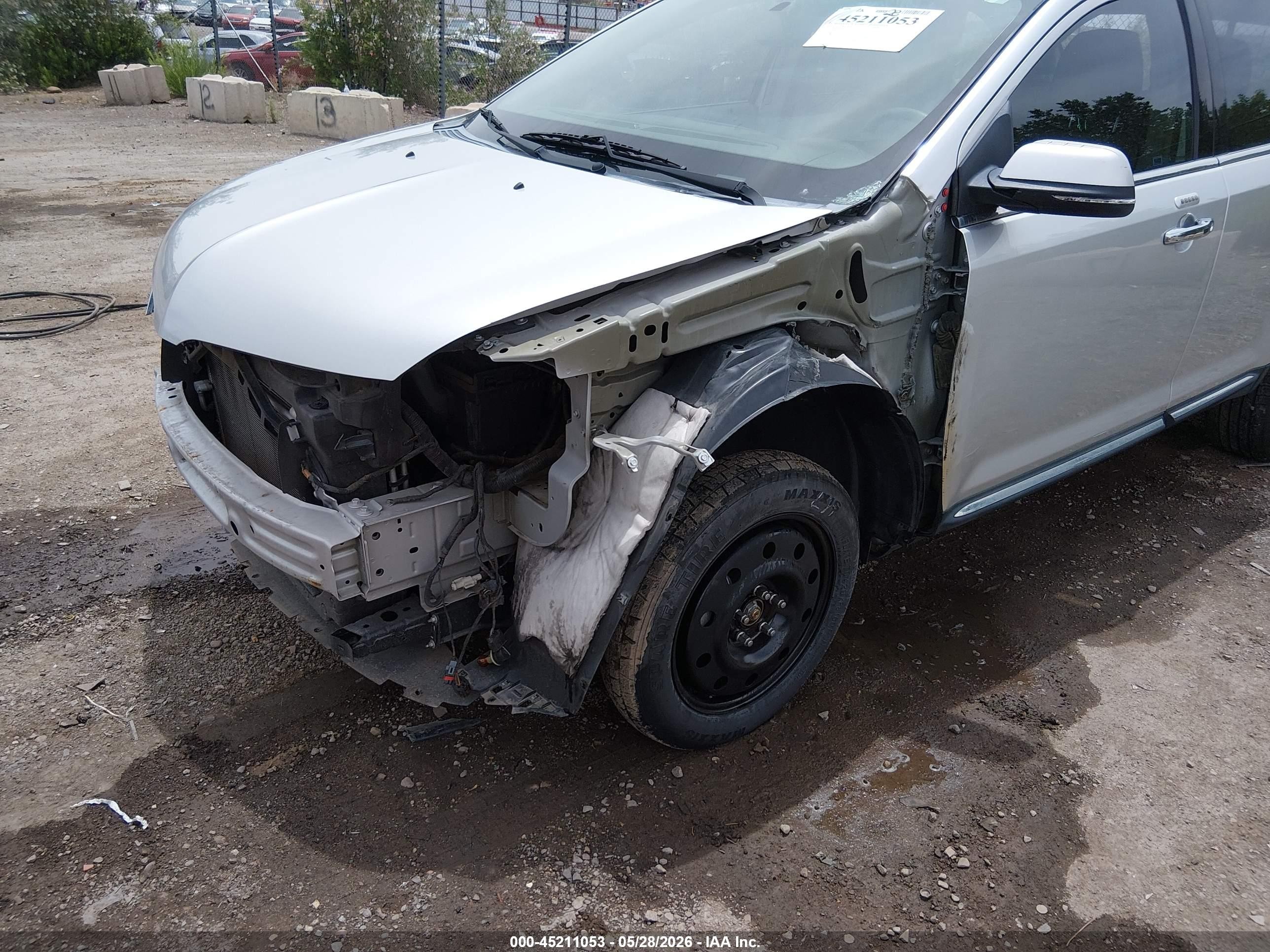 2013 Lincoln Mkx   Silver vin: 2LMDJ6JK2DBL46430