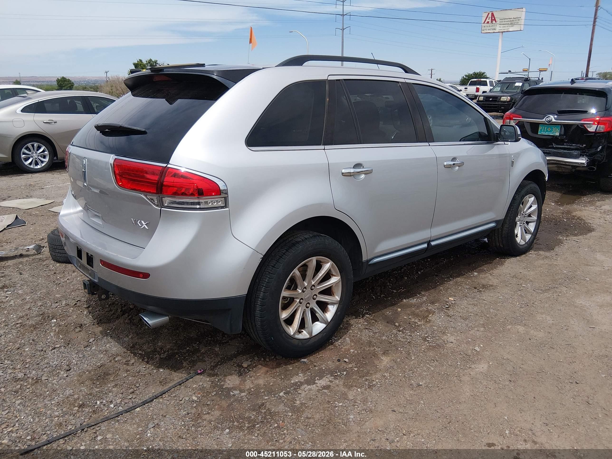 2013 Lincoln Mkx   Silver vin: 2LMDJ6JK2DBL46430