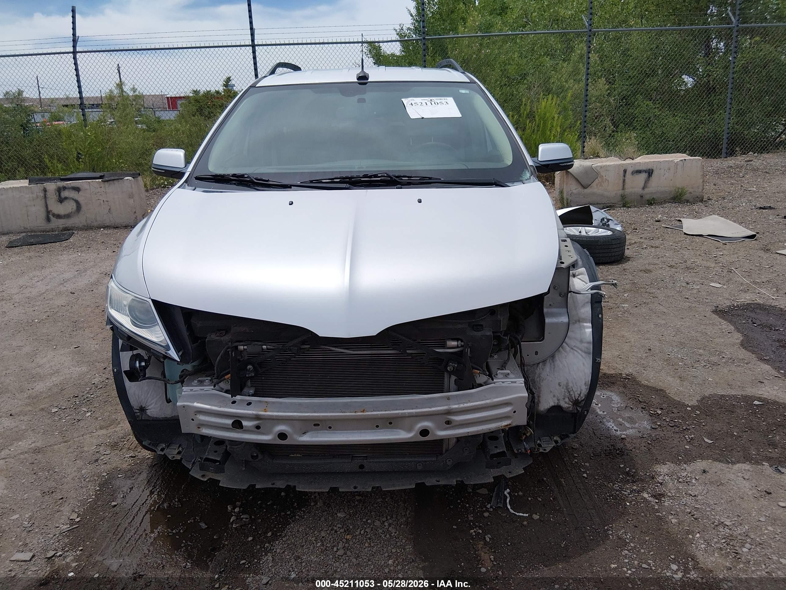 2013 Lincoln Mkx   Silver vin: 2LMDJ6JK2DBL46430