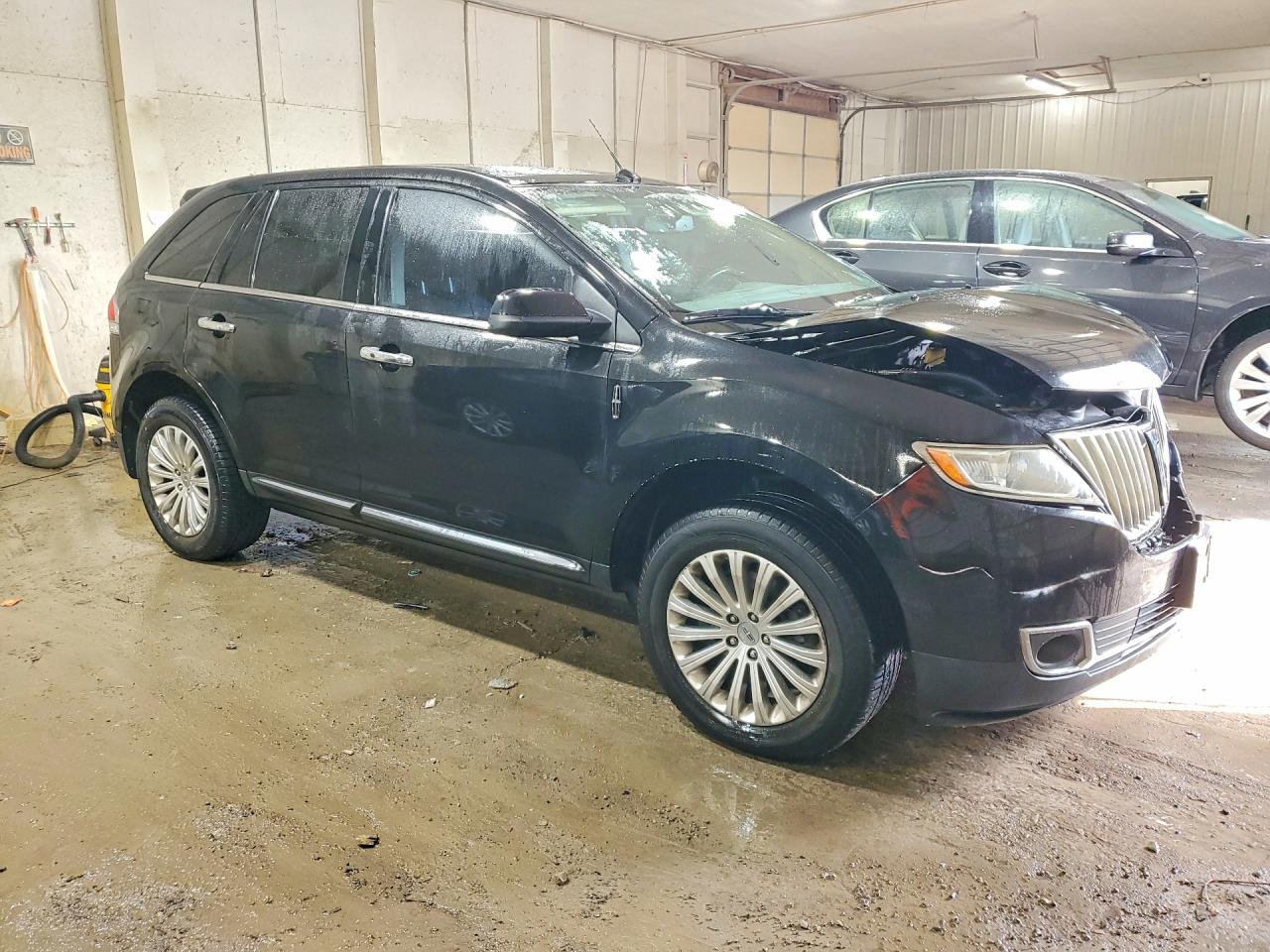 2014 Lincoln Mkx Black vin: 2LMDJ6JK2EBL10108