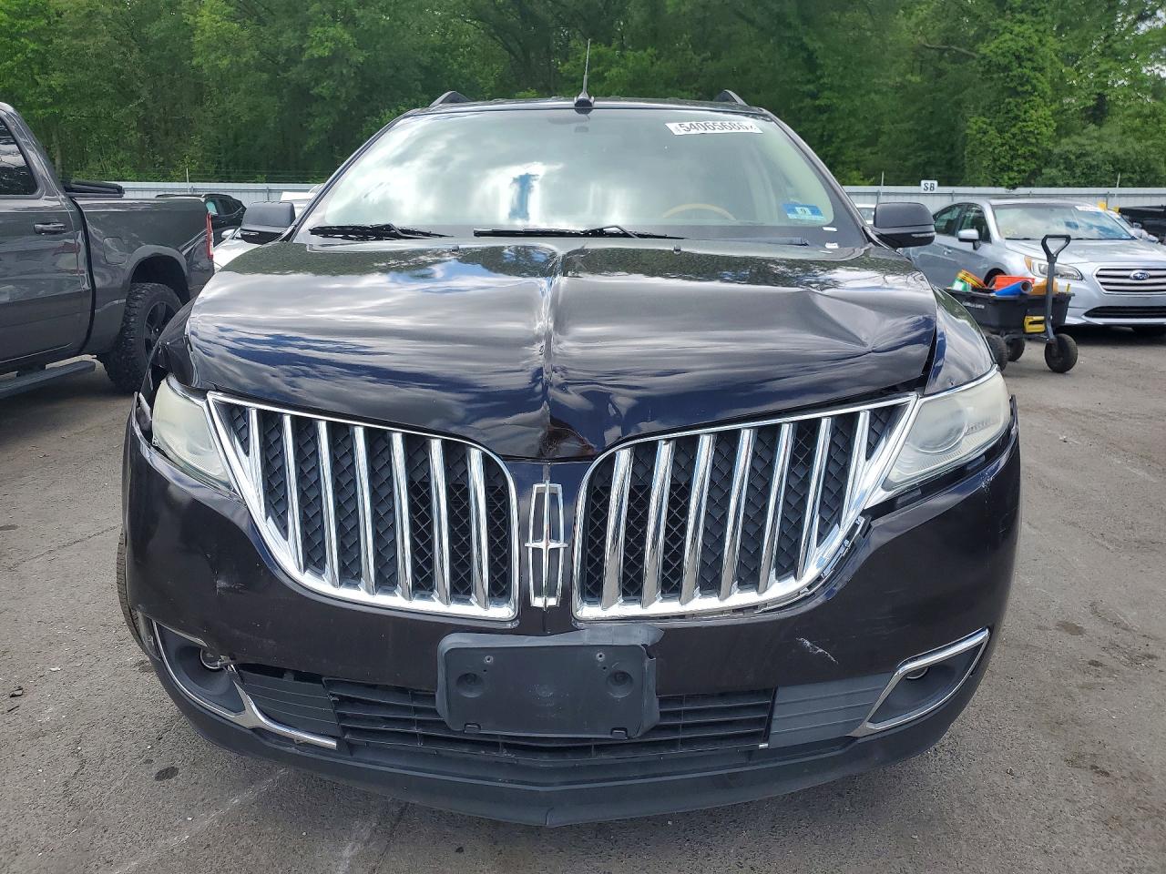 2014 Lincoln Mkx Fwd Black vin: 2LMDJ6JK2EBL14109