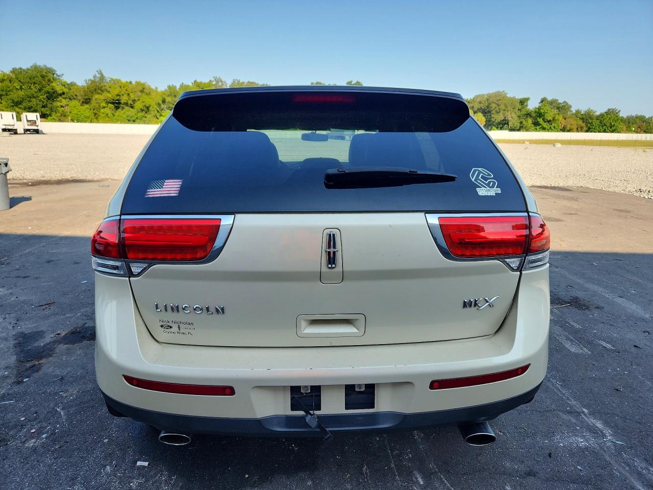 2014 Lincoln Mkx Beige vin: 2LMDJ6JK2EBL18354