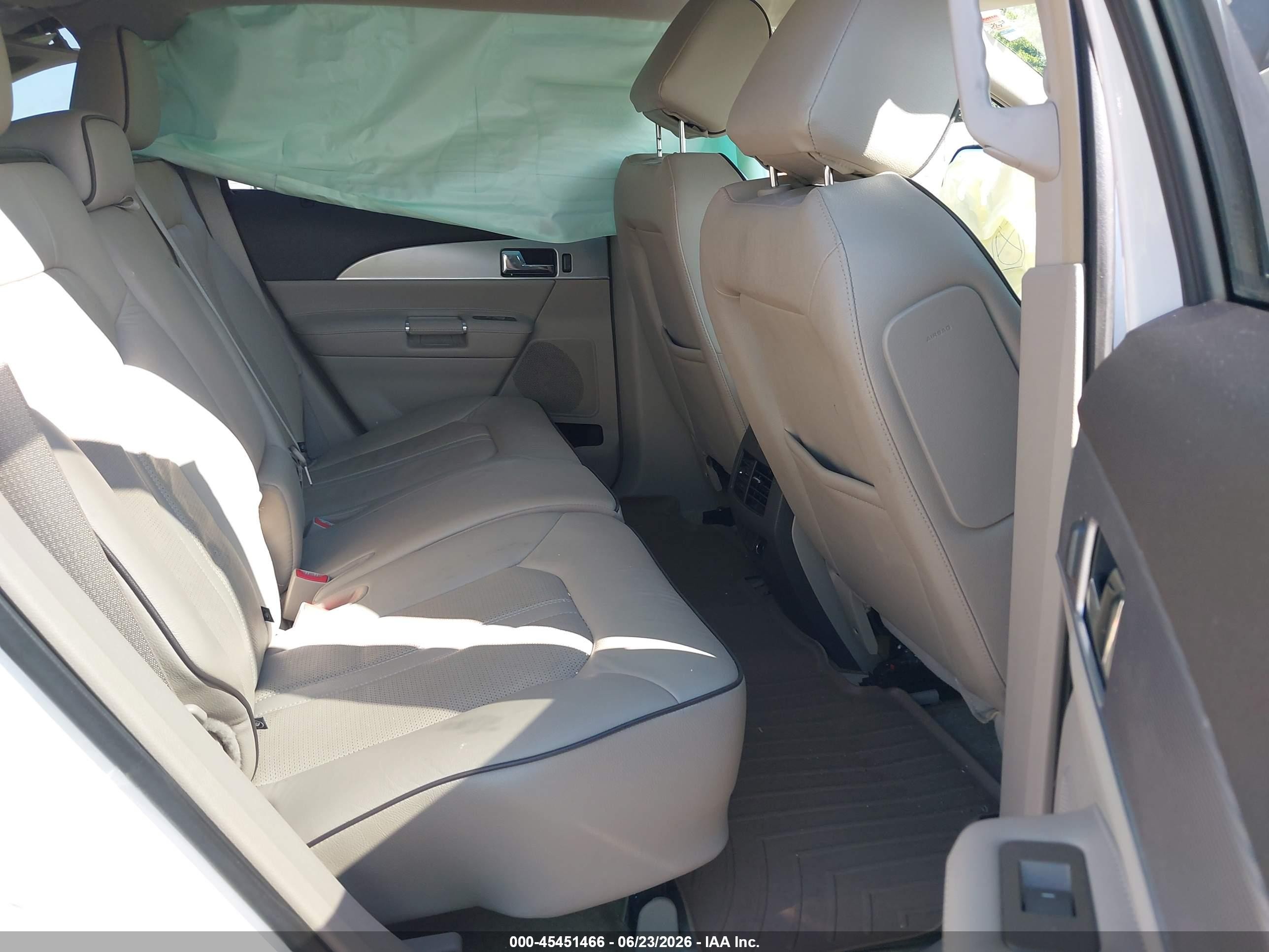 2015 Lincoln Mkx   White vin: 2LMDJ6JK2FBL30618