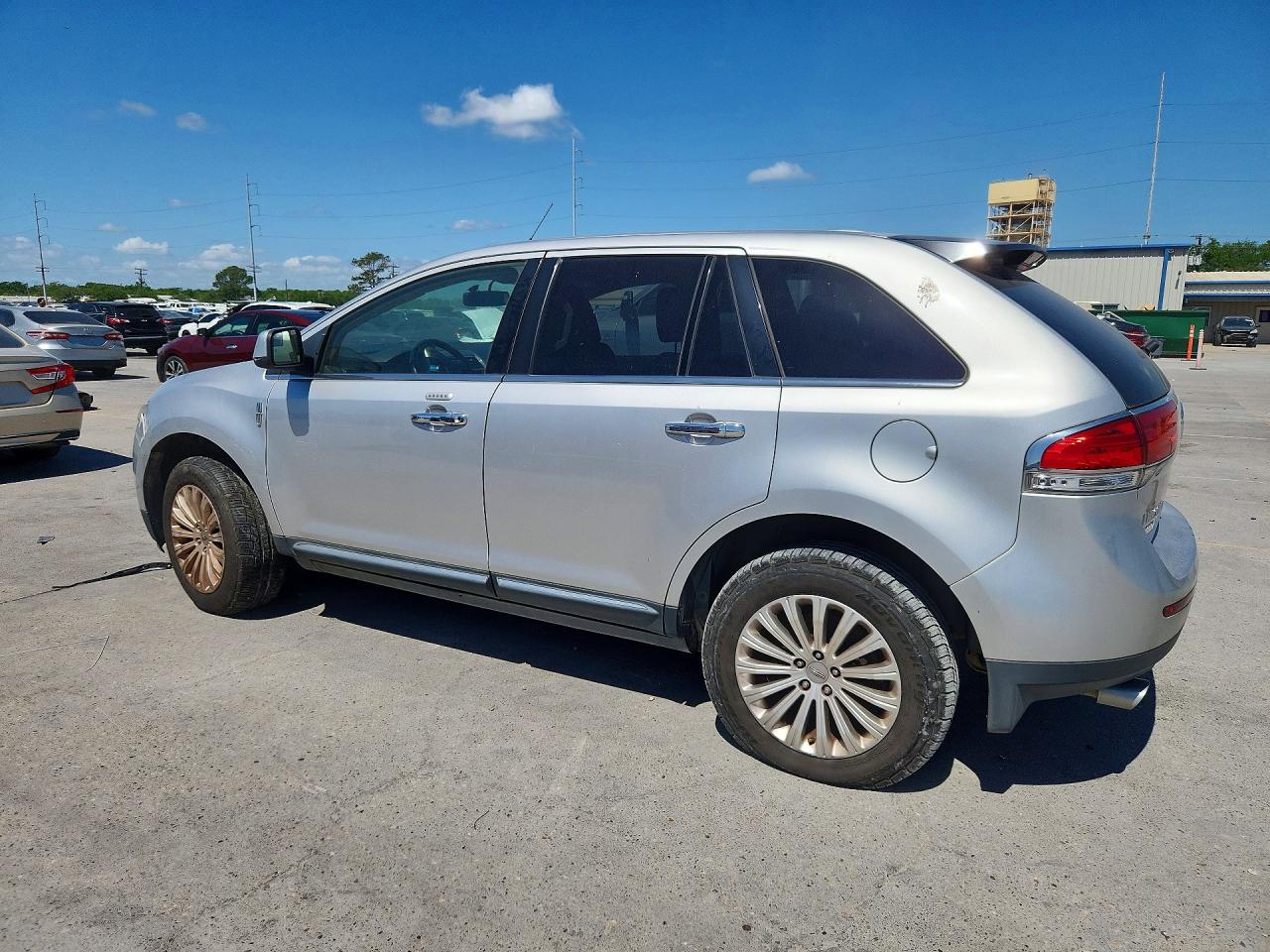 2011 Lincoln Mkx Silver vin: 2LMDJ6JK3BBJ03559