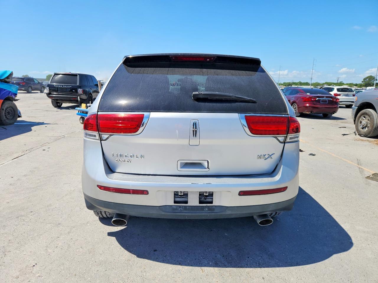 2011 Lincoln Mkx Silver vin: 2LMDJ6JK3BBJ03559