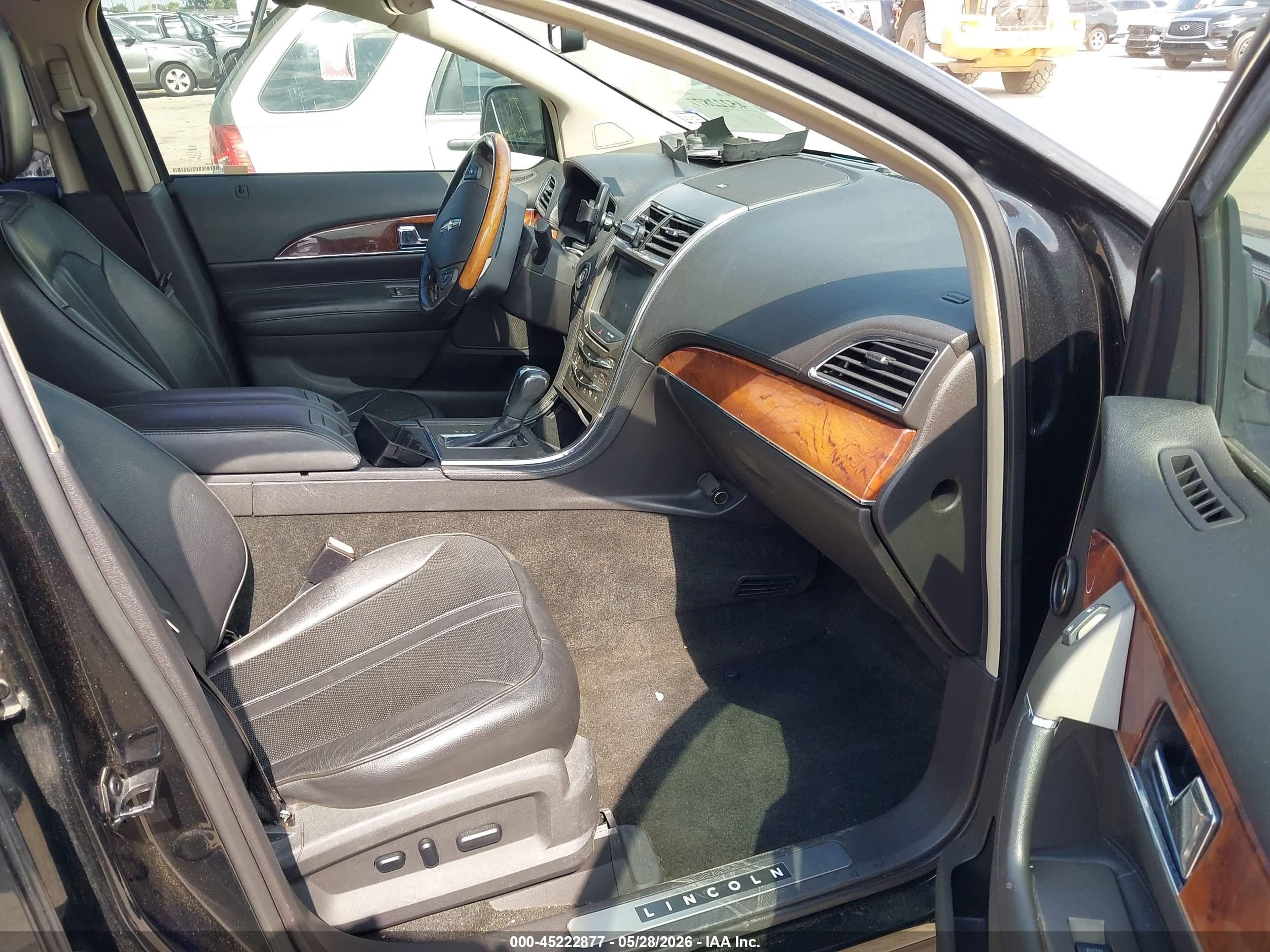 2011 Lincoln Mkx Black vin: 2LMDJ6JK3BBJ10995