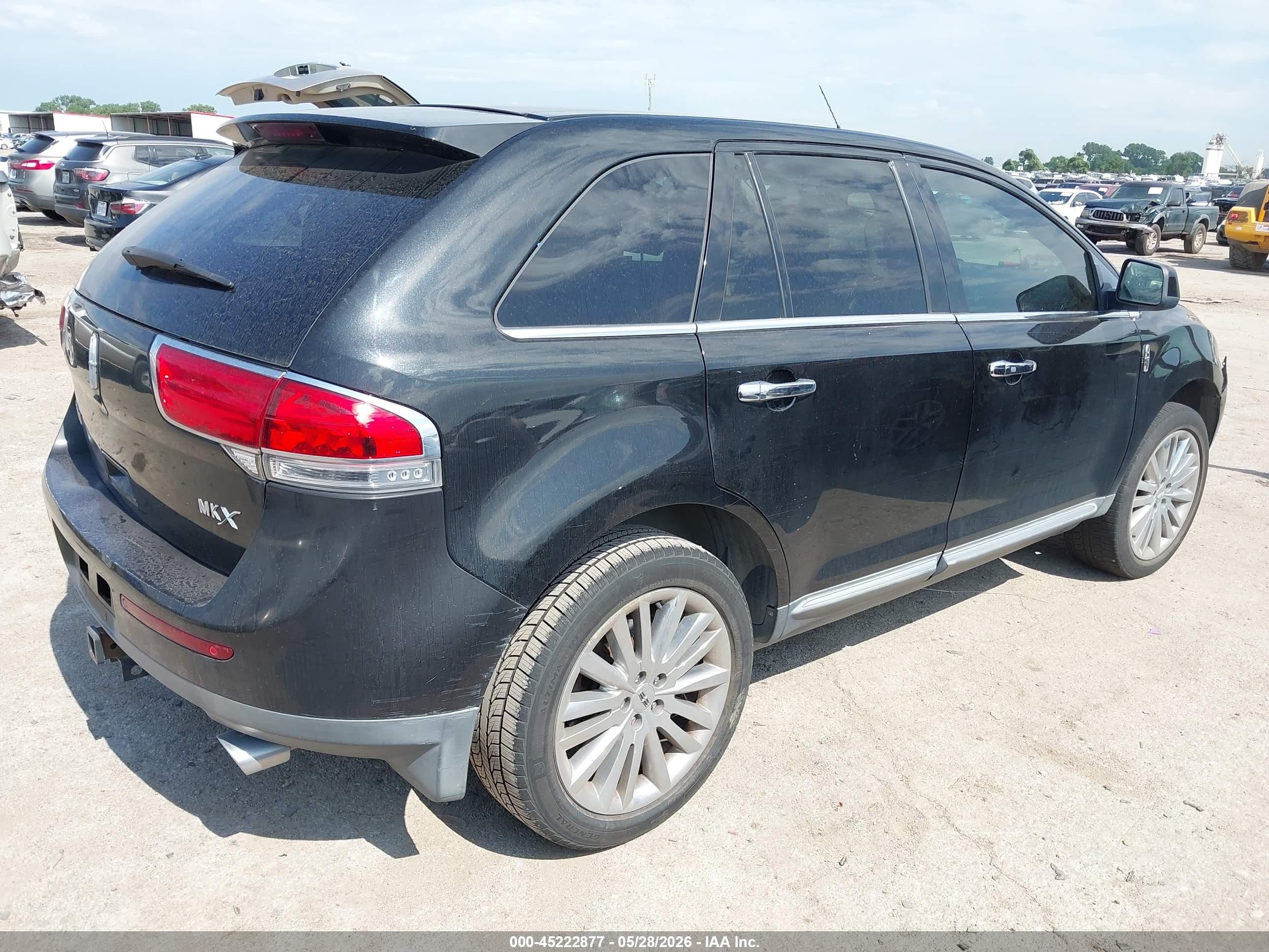 2011 Lincoln Mkx Black vin: 2LMDJ6JK3BBJ10995