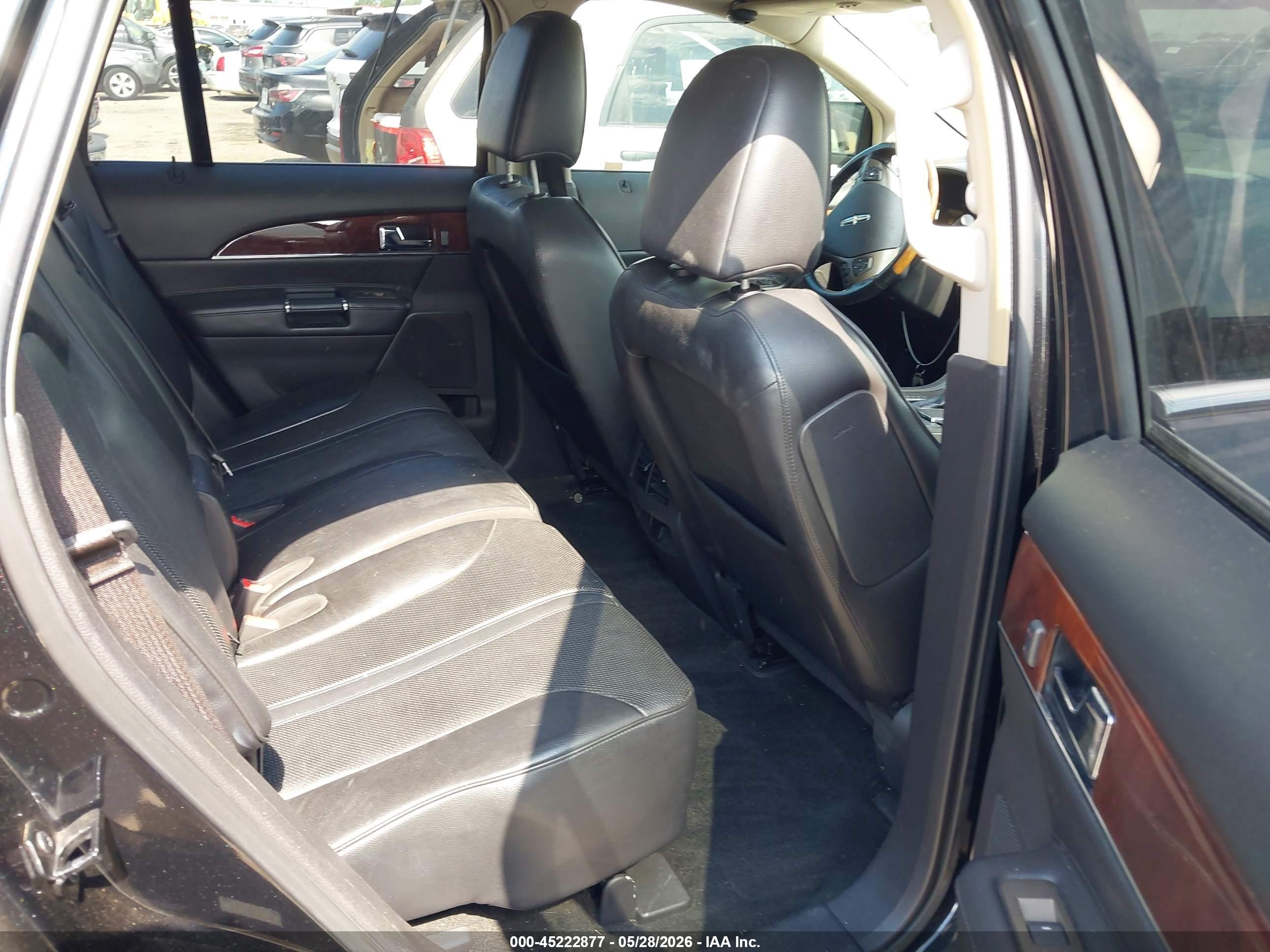 2011 Lincoln Mkx Black vin: 2LMDJ6JK3BBJ10995