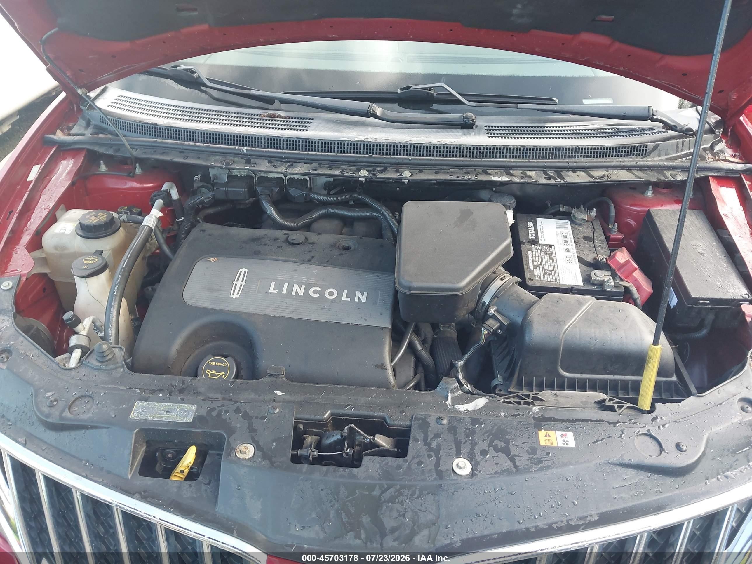 2011 Lincoln Mkx   Red vin: 2LMDJ6JK3BBJ20958
