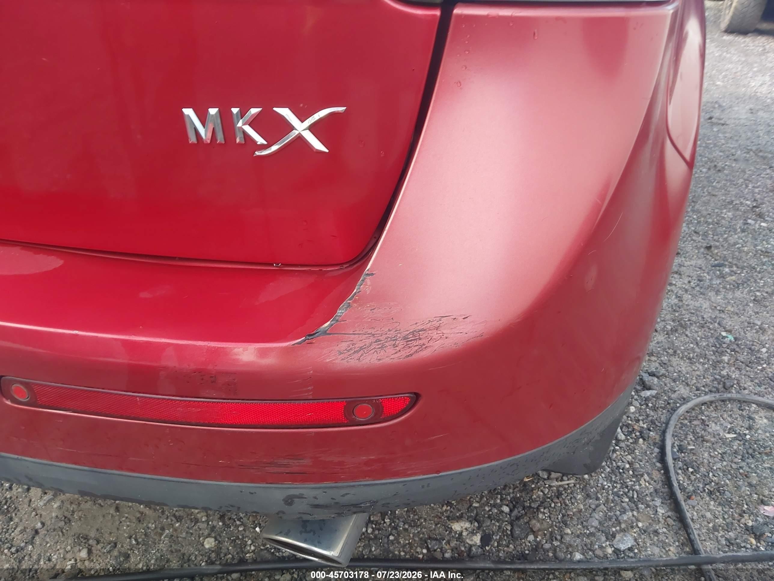 2011 Lincoln Mkx   Red vin: 2LMDJ6JK3BBJ20958