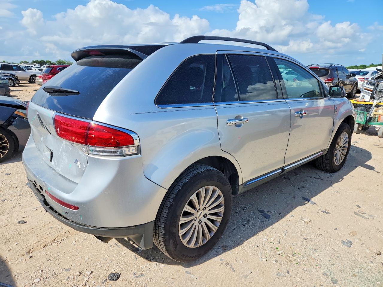 2012 Lincoln Mkx Silver vin: 2LMDJ6JK3CBL12785