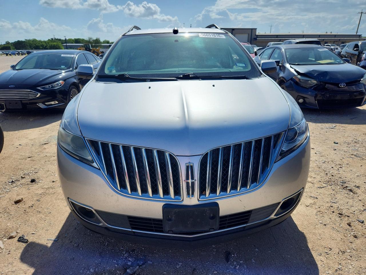 2012 Lincoln Mkx Silver vin: 2LMDJ6JK3CBL12785