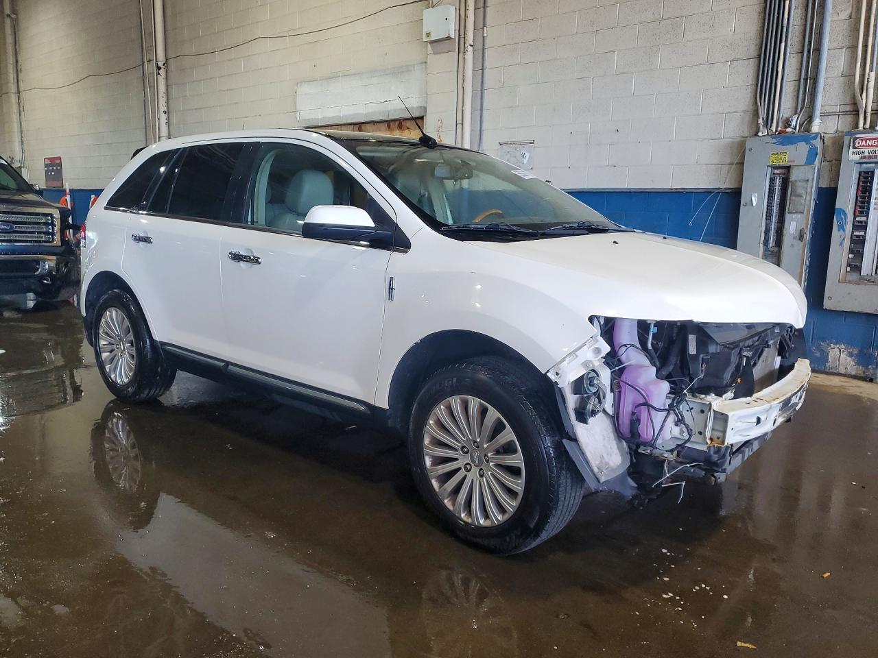 2013 Lincoln Mkx White vin: 2LMDJ6JK3DBL12397