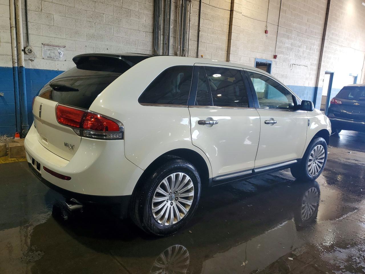2013 Lincoln Mkx White vin: 2LMDJ6JK3DBL12397