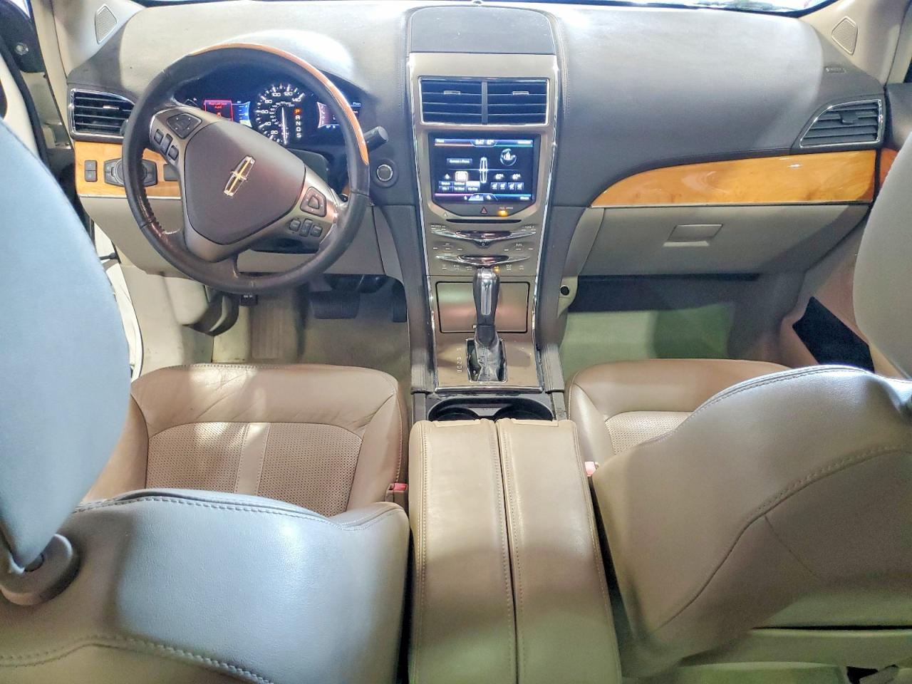 2013 Lincoln Mkx White vin: 2LMDJ6JK3DBL12397