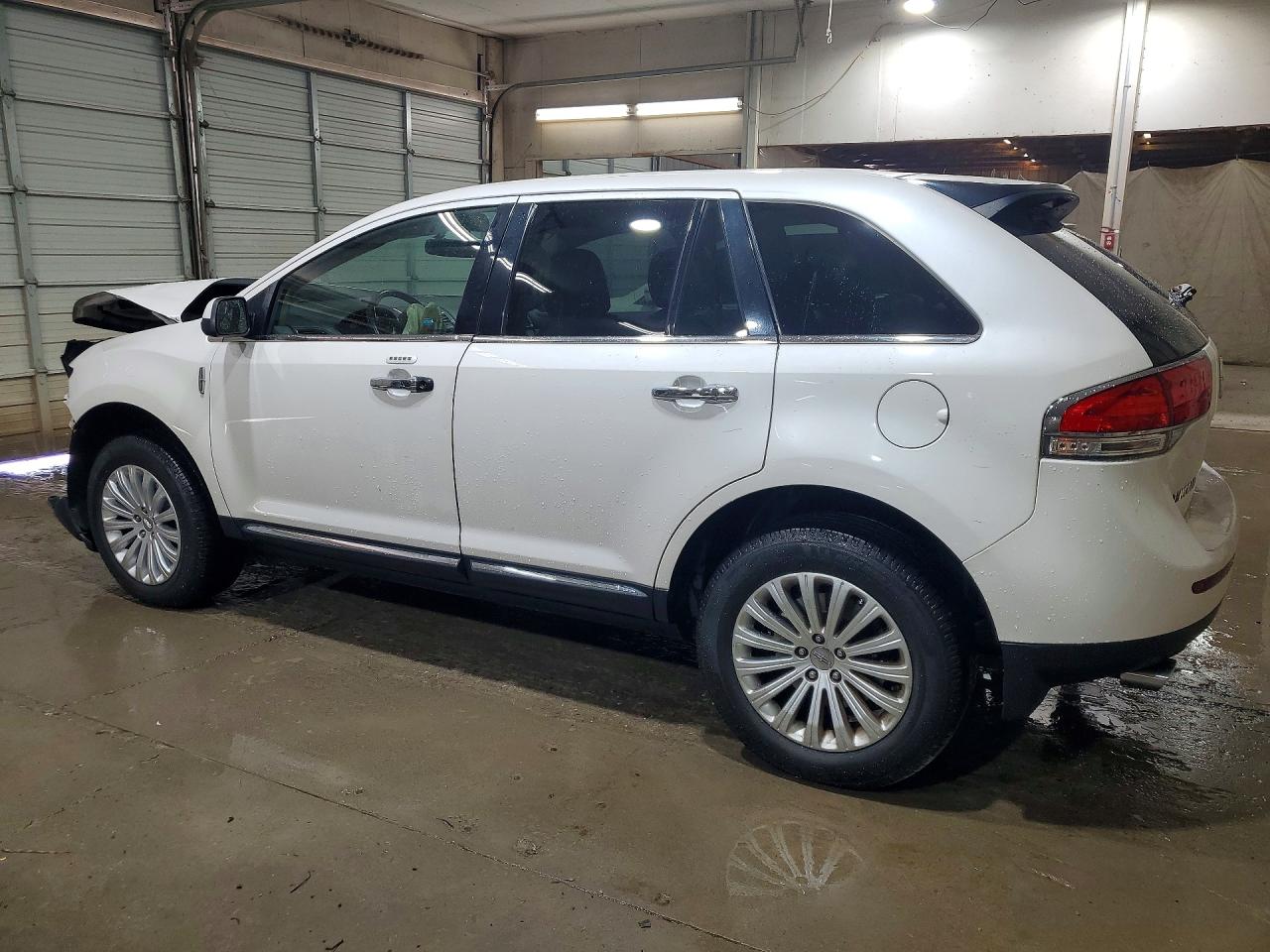 2013 Lincoln Mkx White vin: 2LMDJ6JK3DBL13145