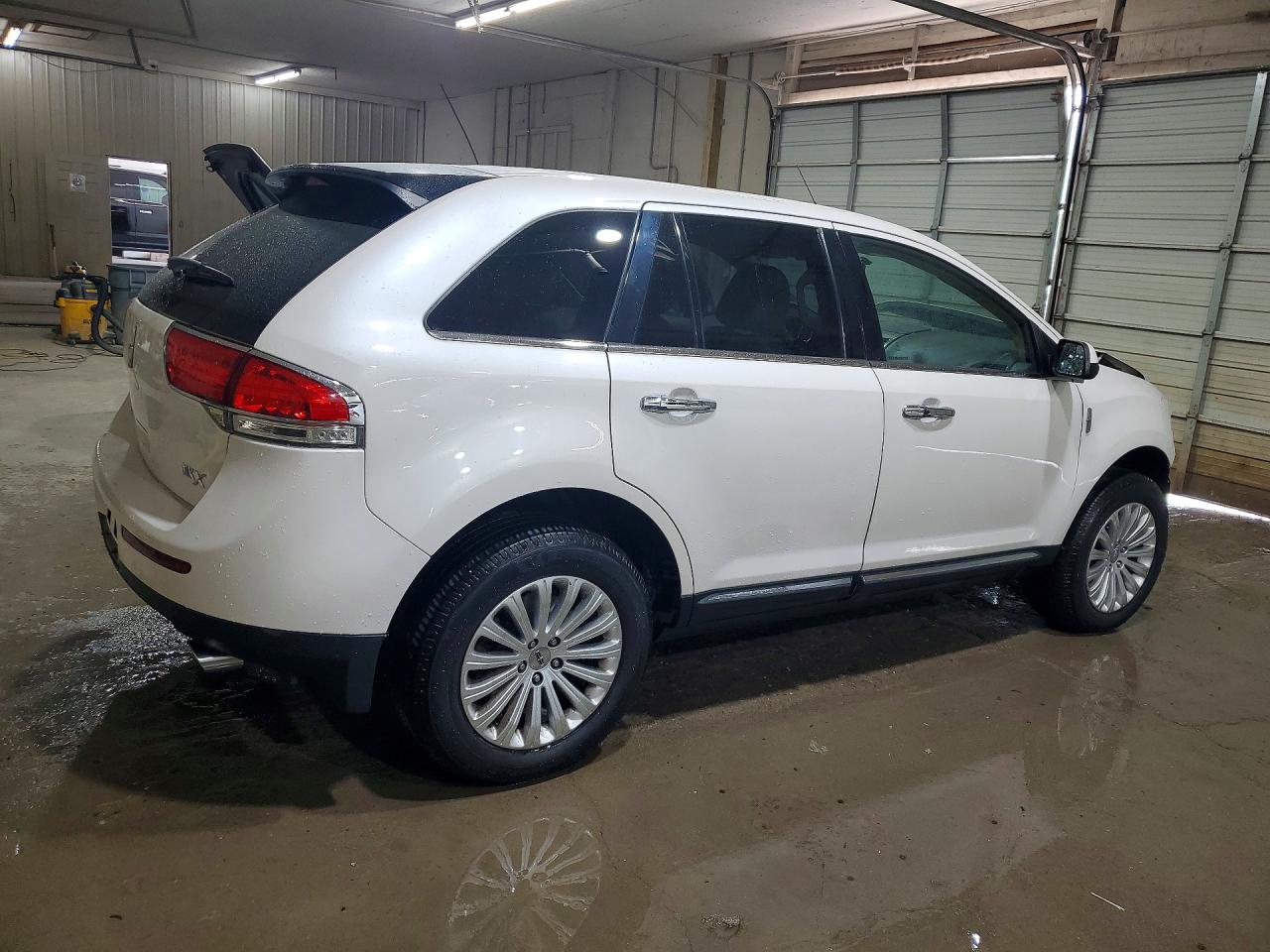 2013 Lincoln Mkx White vin: 2LMDJ6JK3DBL13145