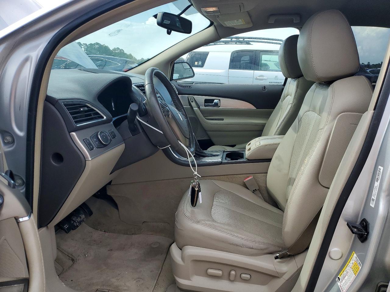 2013 Lincoln Mkx Silver vin: 2LMDJ6JK3DBL17311