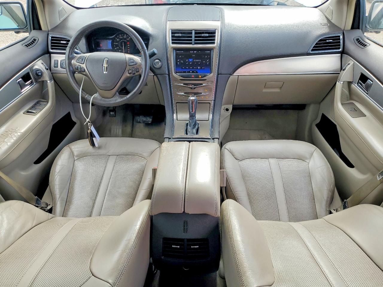 2013 Lincoln Mkx Silver vin: 2LMDJ6JK3DBL17311