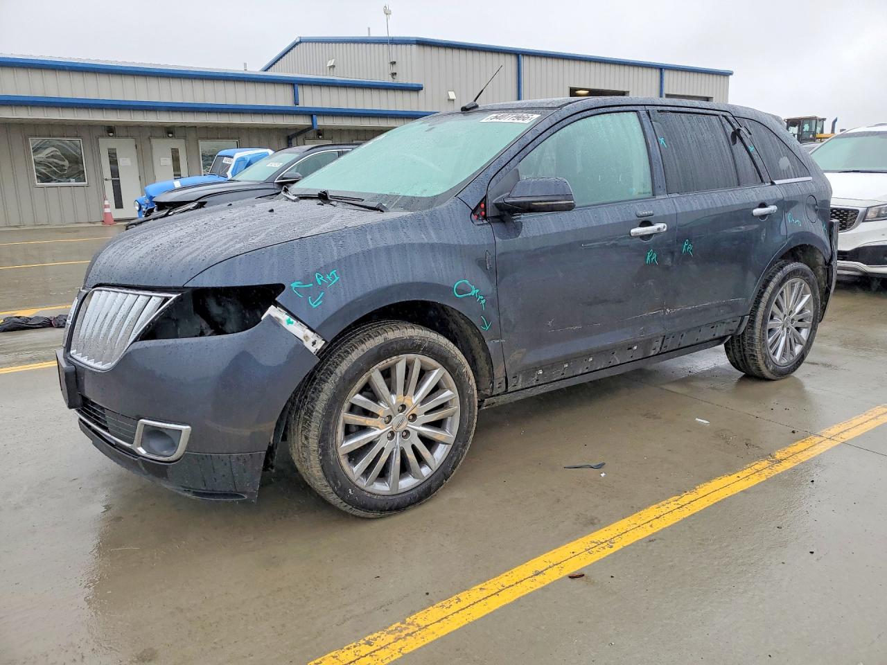2013 Lincoln Mkx Black vin: 2LMDJ6JK3DBL32049
