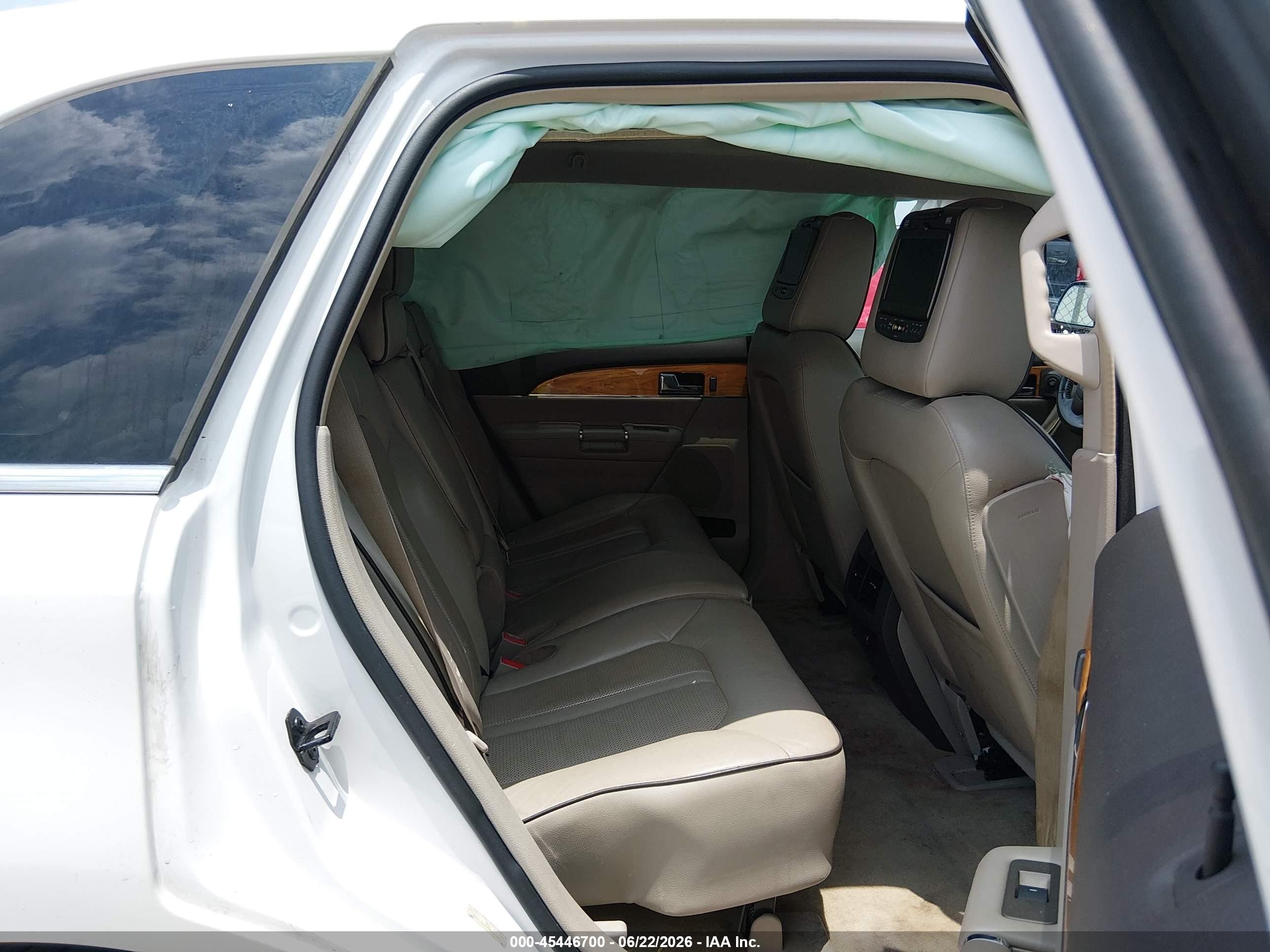 2013 Lincoln Mkx   White vin: 2LMDJ6JK3DBL43553