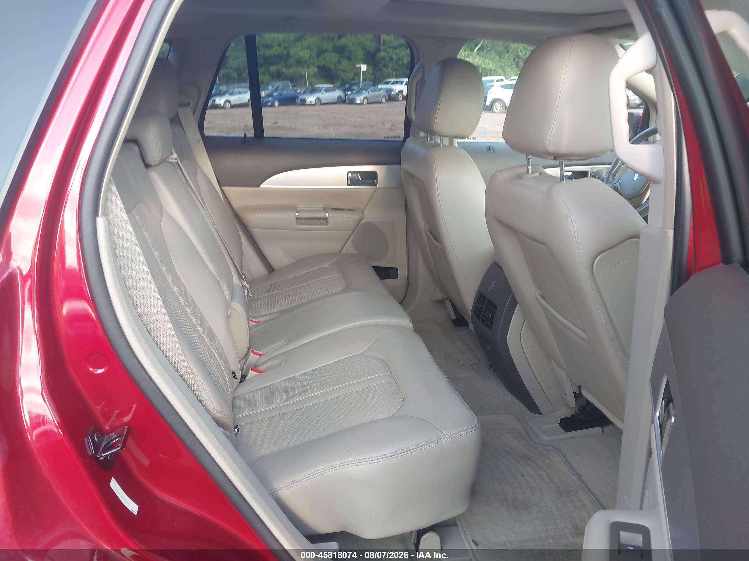 2013 Lincoln Mkx   Red vin: 2LMDJ6JK3DBL48851