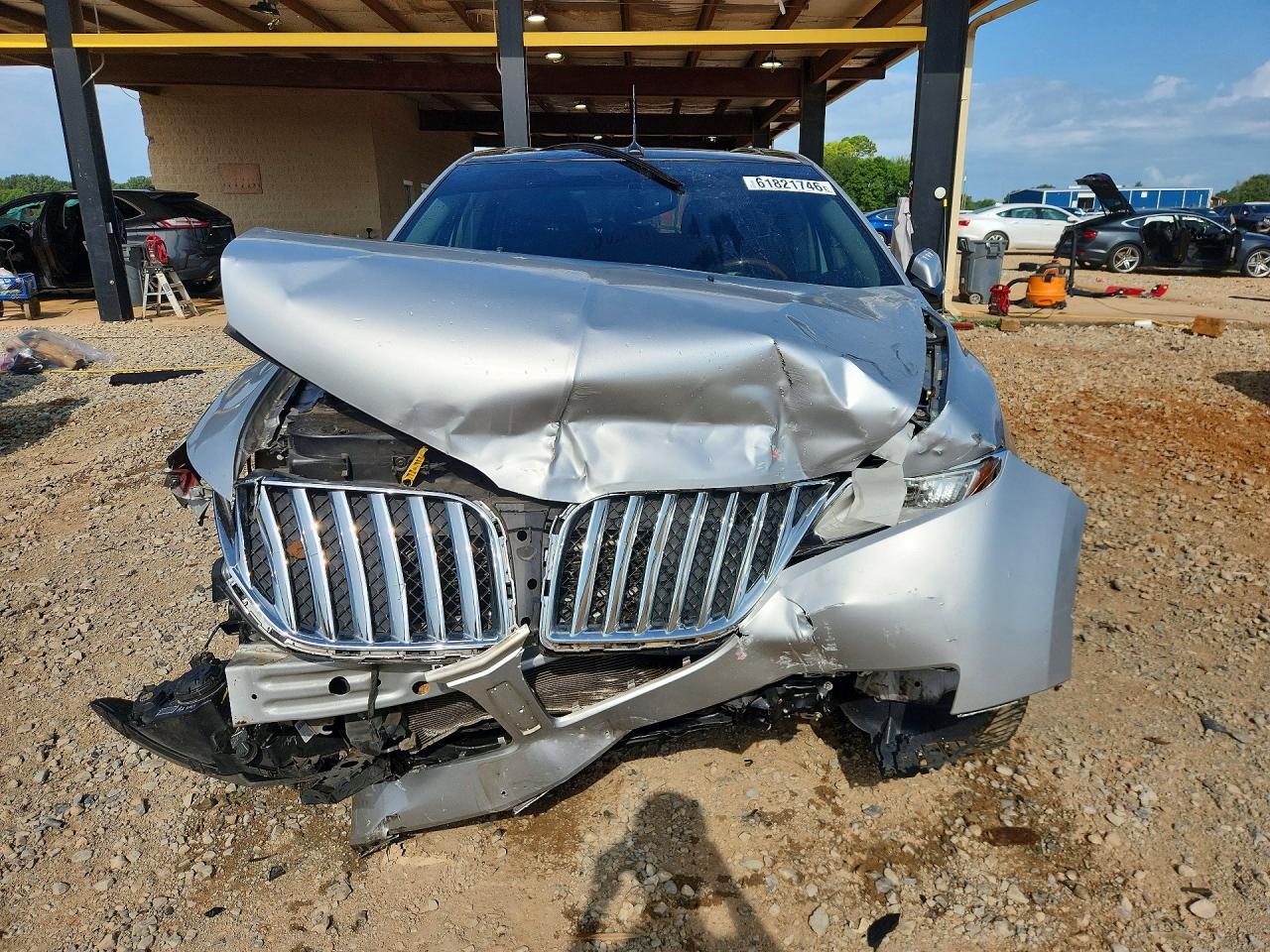 2014 Lincoln Mkx Silver vin: 2LMDJ6JK3EBL16306