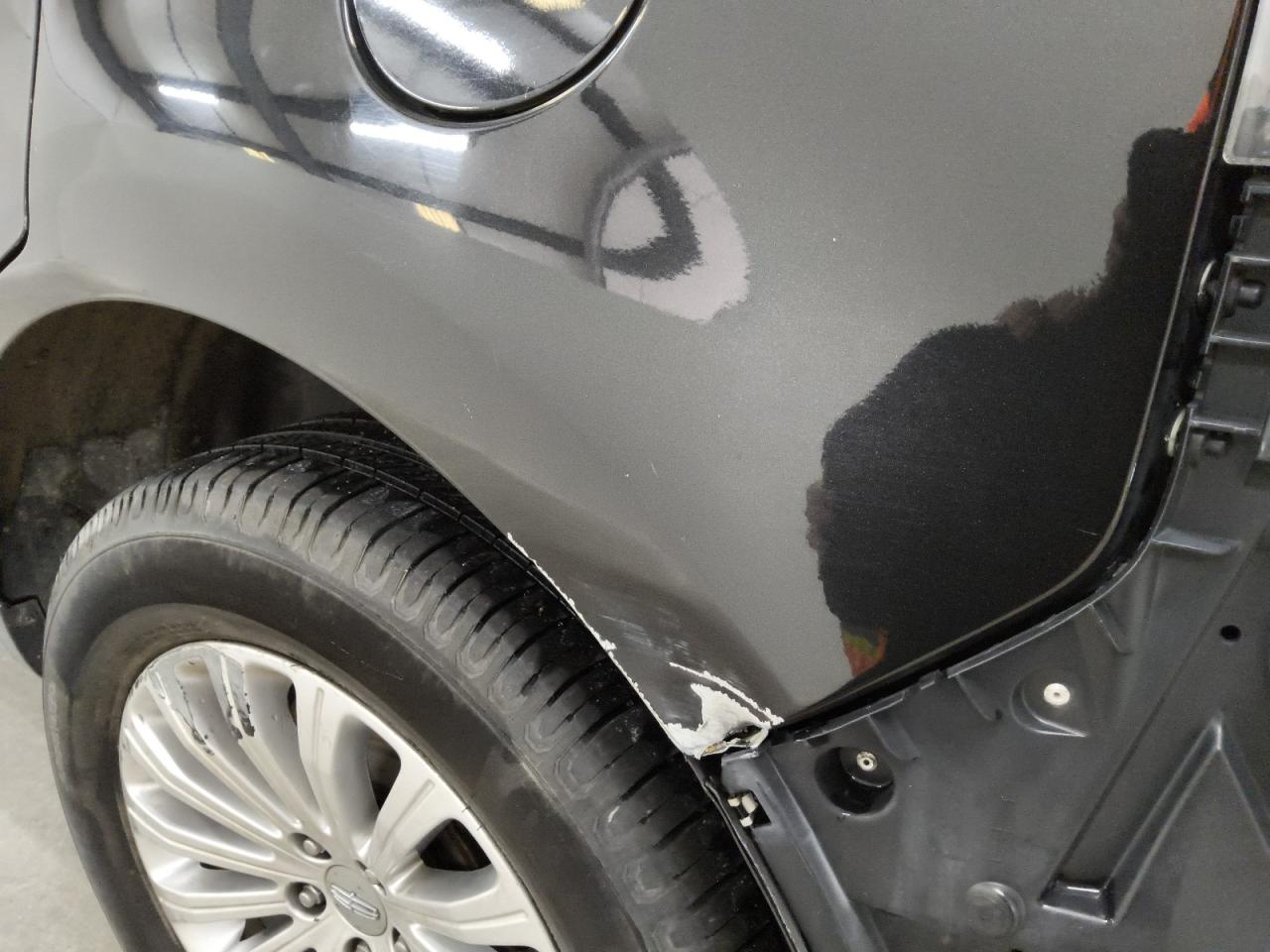 2014 Lincoln Mkx Black vin: 2LMDJ6JK3EBL18007 Damage: Left Qtr Panel, Multiple Dents/Paint Damage, 3