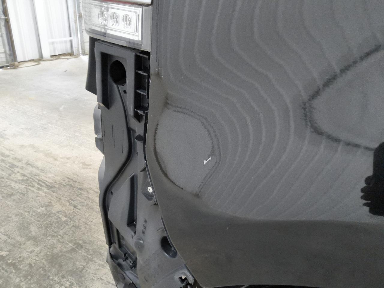 2014 Lincoln Mkx Black vin: 2LMDJ6JK3EBL18007 Damage: Right Qtr Panel, Dent(S) W/ Paint Dmg, 1/8 To 1/2 Inch