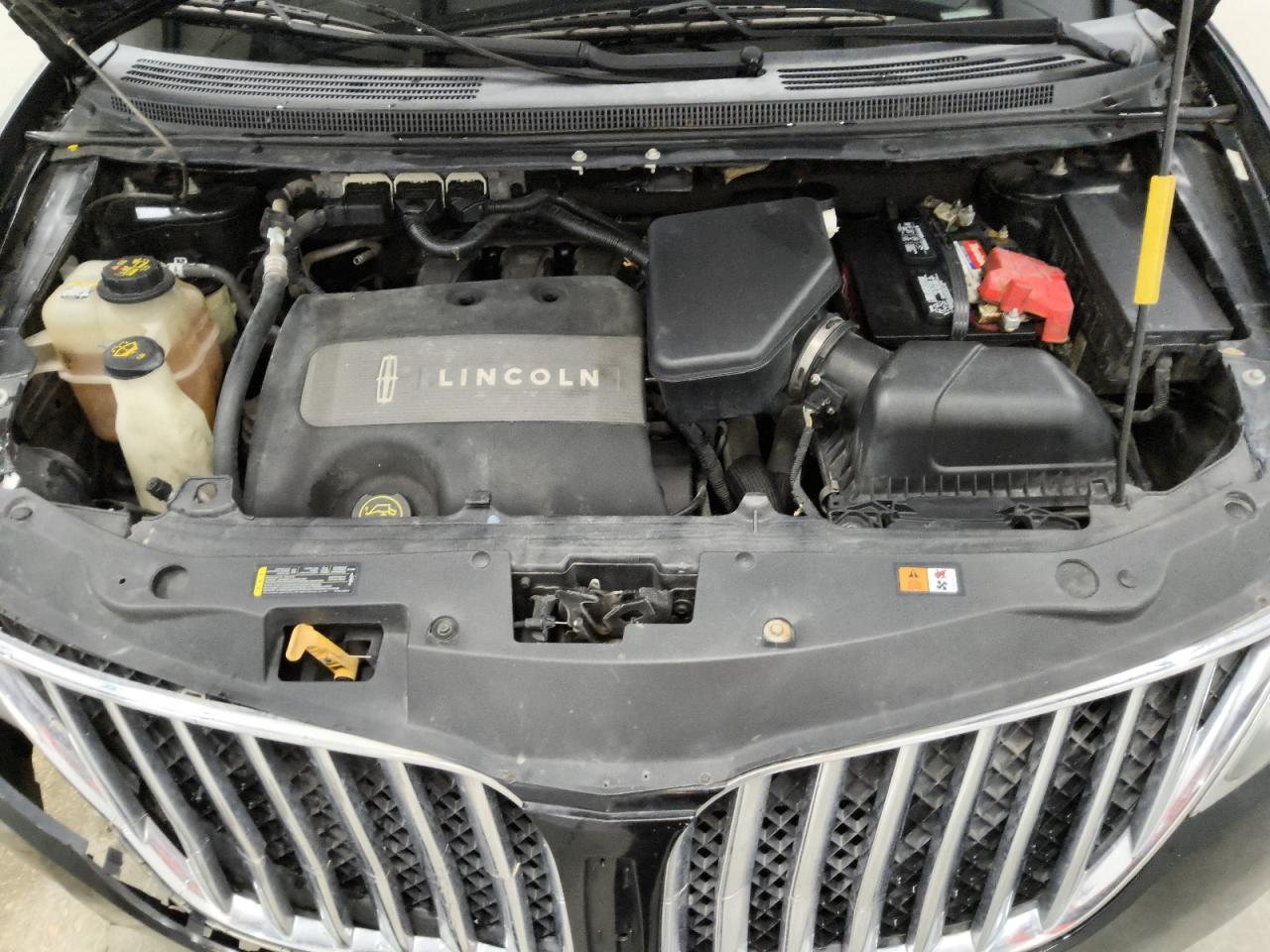 2014 Lincoln Mkx Black vin: 2LMDJ6JK3EBL18007 Damage: Air Conditioner, Blows Warm, Repair Required