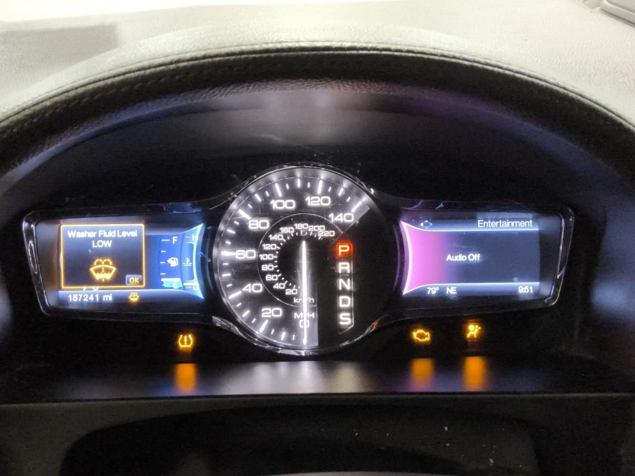 2014 Lincoln Mkx Black vin: 2LMDJ6JK3EBL18007 Damage: Warning Light - Engine, On, Unacceptable