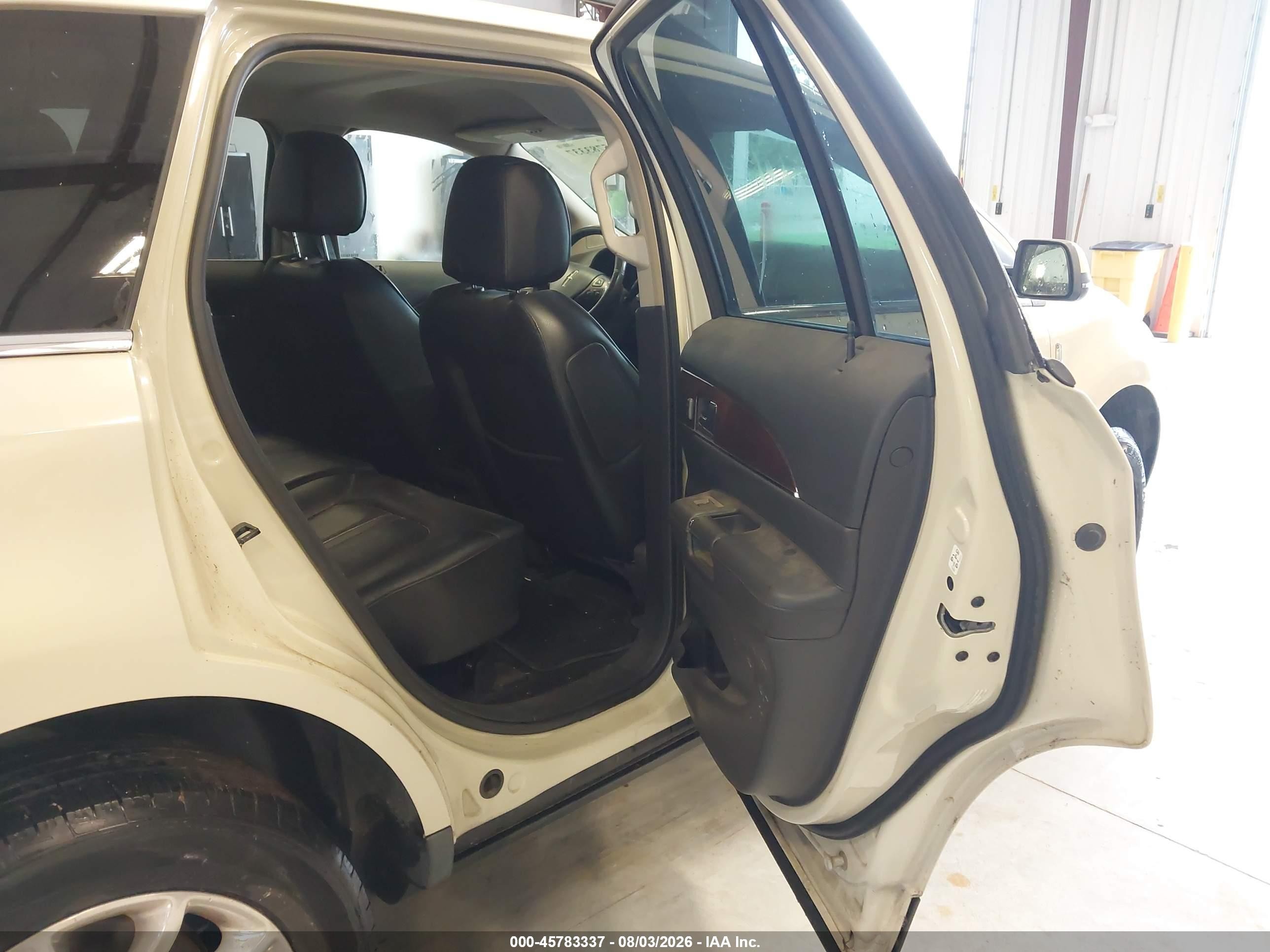 2014 Lincoln Mkx   White vin: 2LMDJ6JK3EBL19951